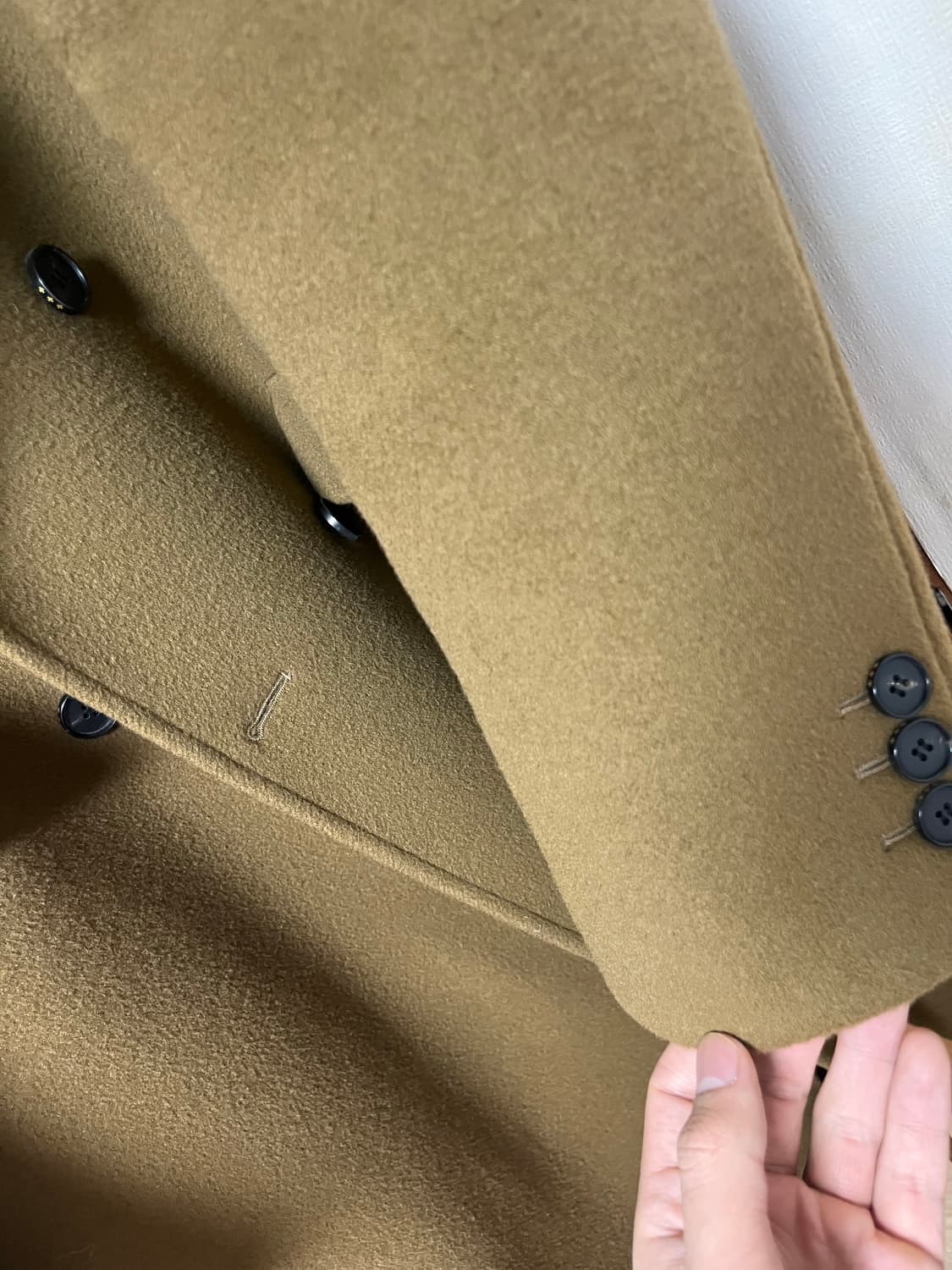 토니웩 더블 코트 카멜 XL 상품이미지5