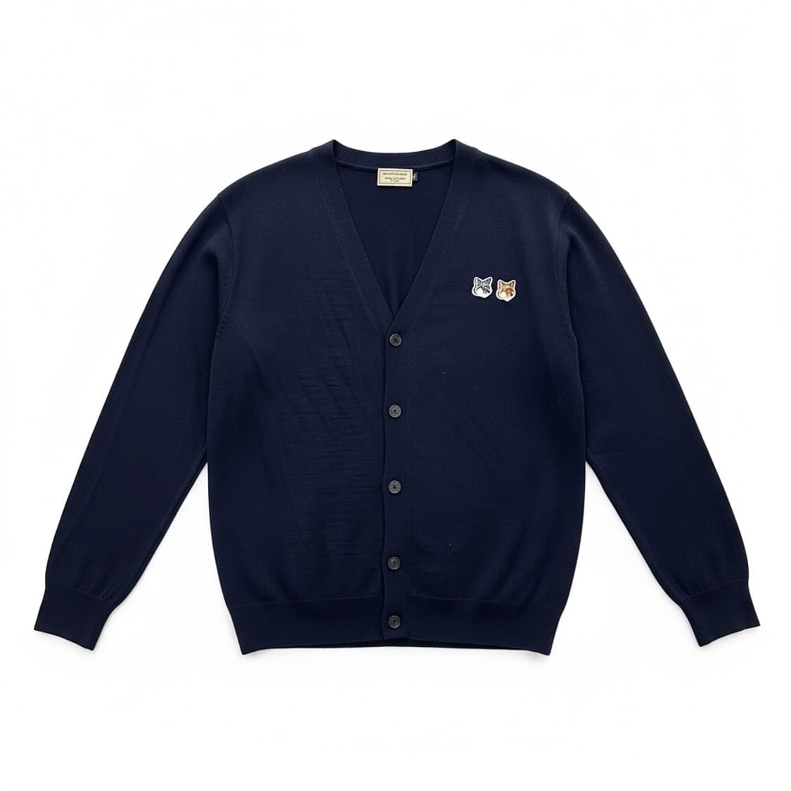 메종키츠네 가디건 네이비 상품이미지1