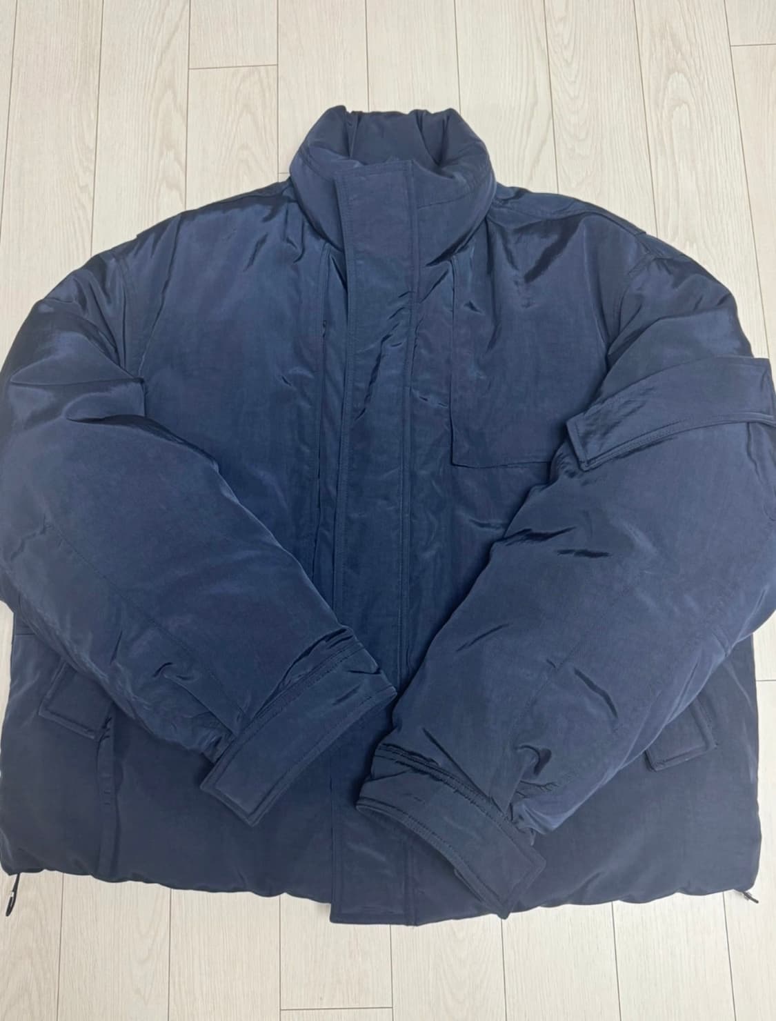 솔리드옴므 125패딩 네이비 52사이즈 상품이미지1