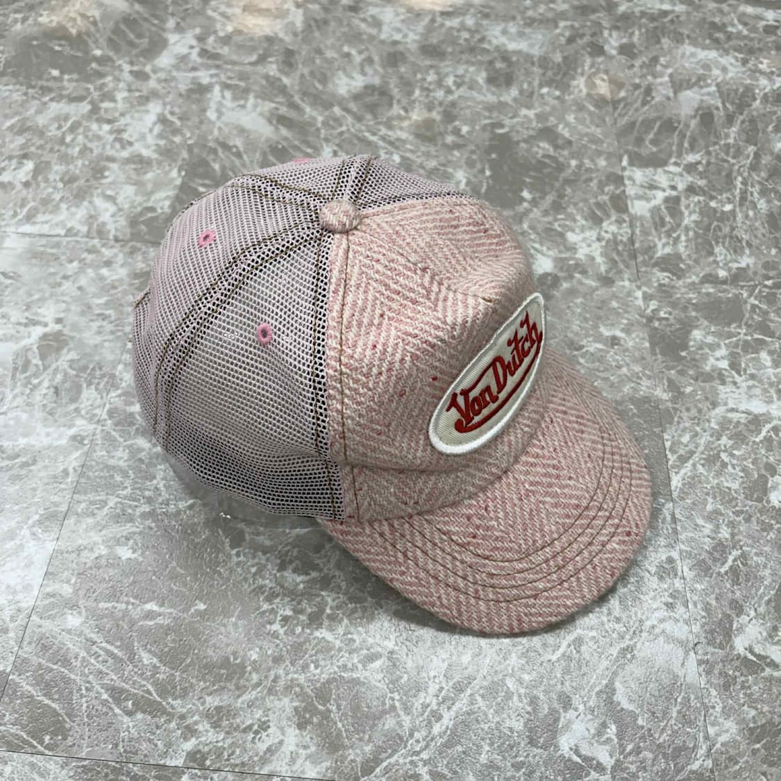 Vondutch 본더치 y2k 핑크 메쉬 캡(OS) 상품이미지4