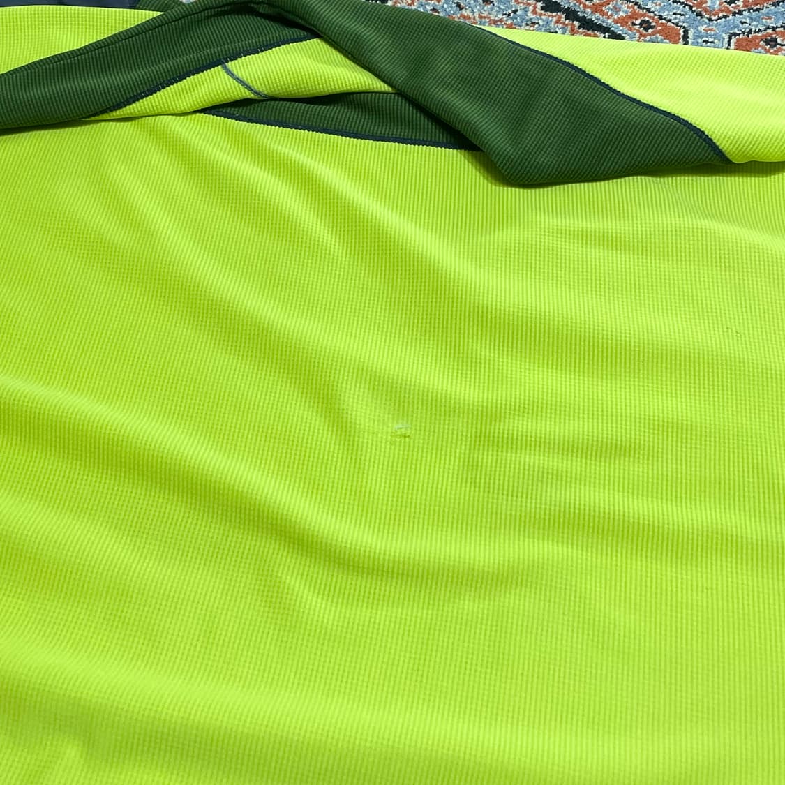 노스페이스 라임 반집업 기능성 티셔츠 남성S 상품이미지6