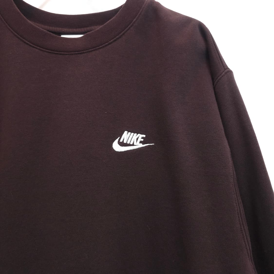 나이키 버건디 맨투맨 기모 스웻셔츠 상품이미지5