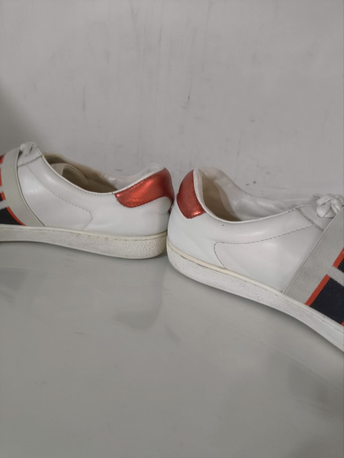 8.5 275mm 구찌 에이스 밴딩 스트라이프 스니커즈 상품이미지7