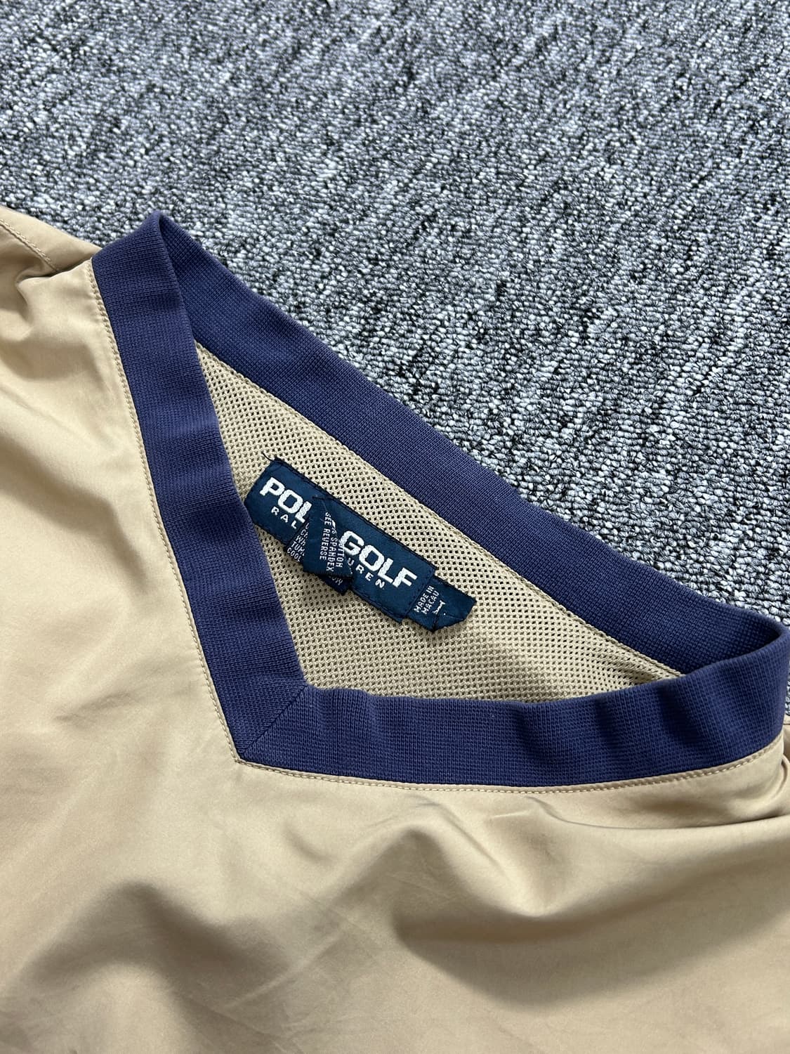 폴로 골프 나일론 베이지 웜업  상품이미지8