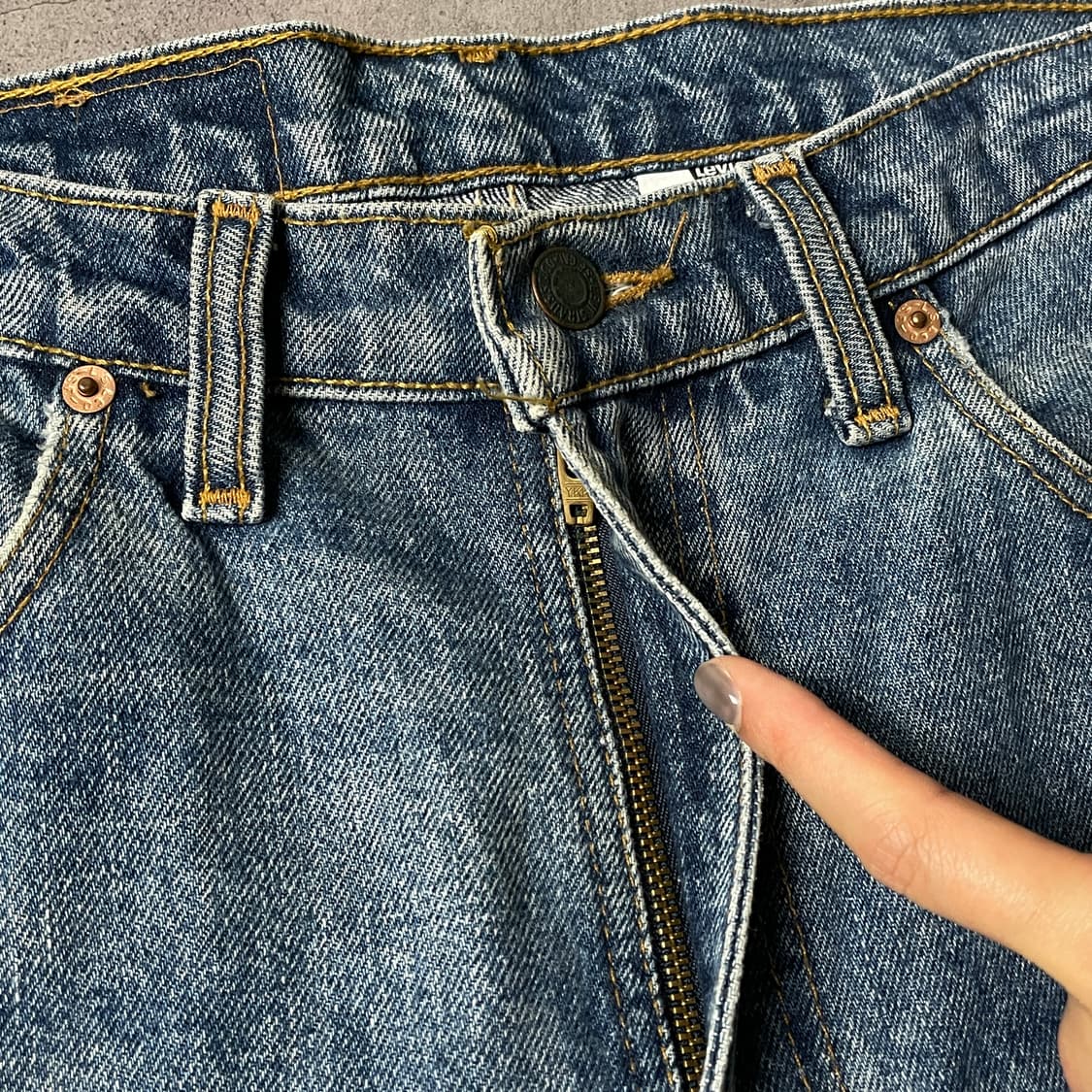 LEVI'S 리바이스516 레귤러 스트레이트핏 데님 팬츠 A00714 상품이미지3