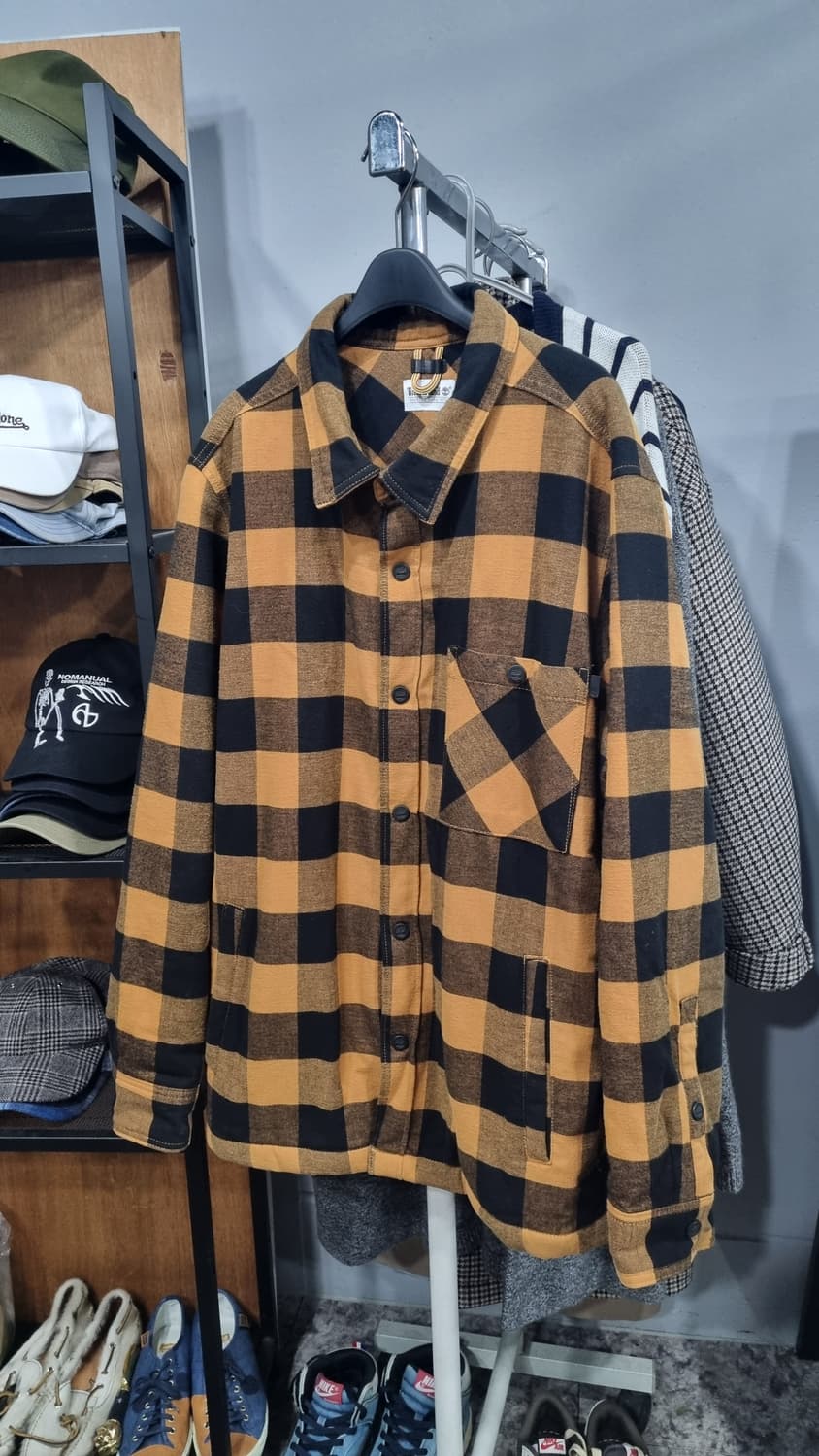 팀벌랜드(timberland) 안감플리스 체크셔켓 105~110 상태좋음 상품이미지1