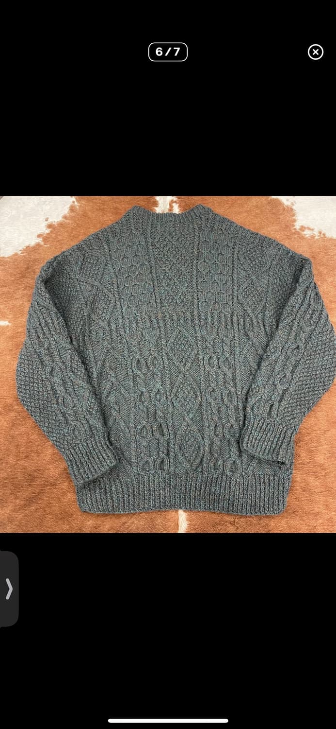 100%wool hand knit 상품이미지6