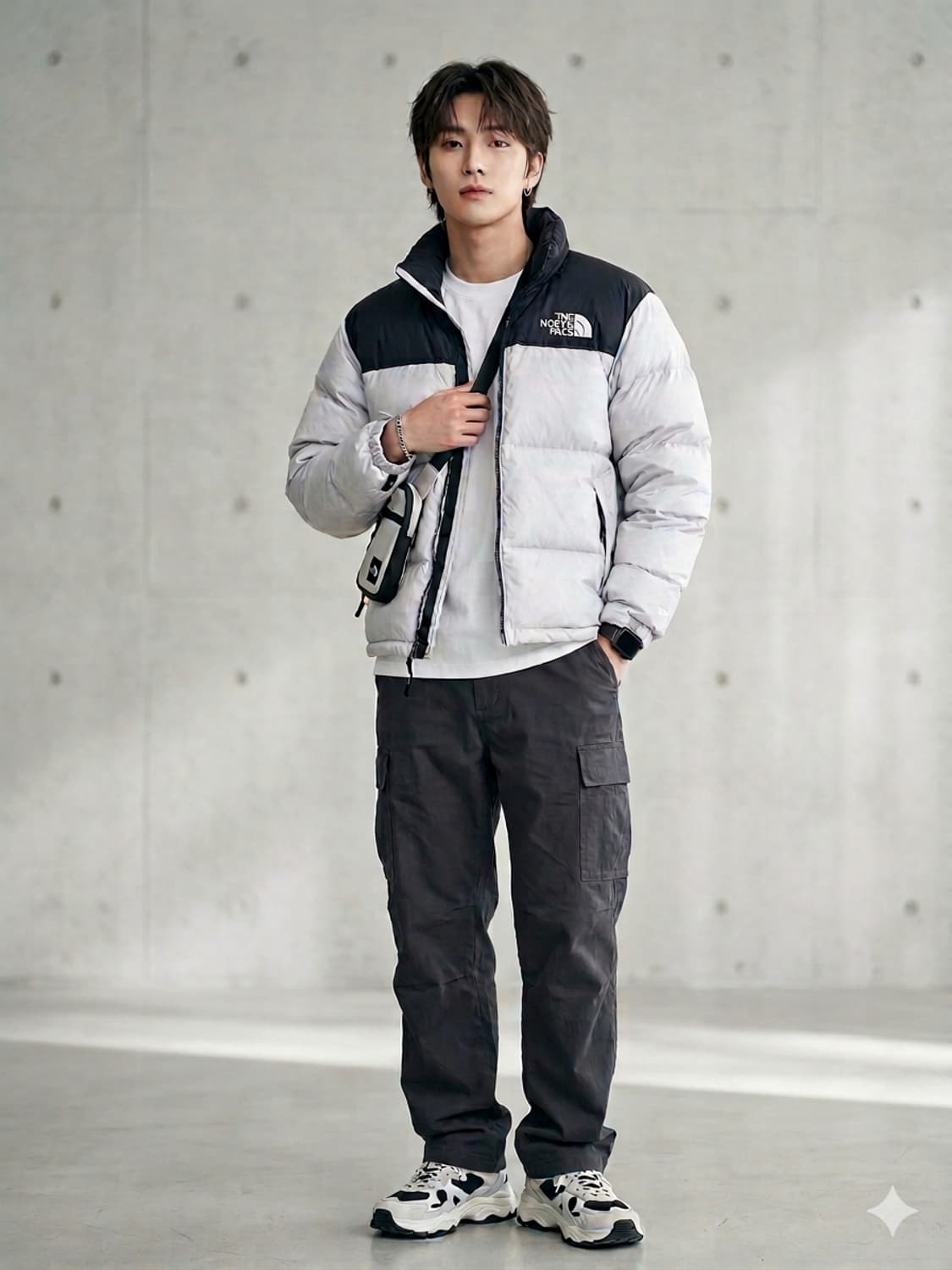 노스페이스 눕시 하이브리드 다운 패딩 상품이미지1