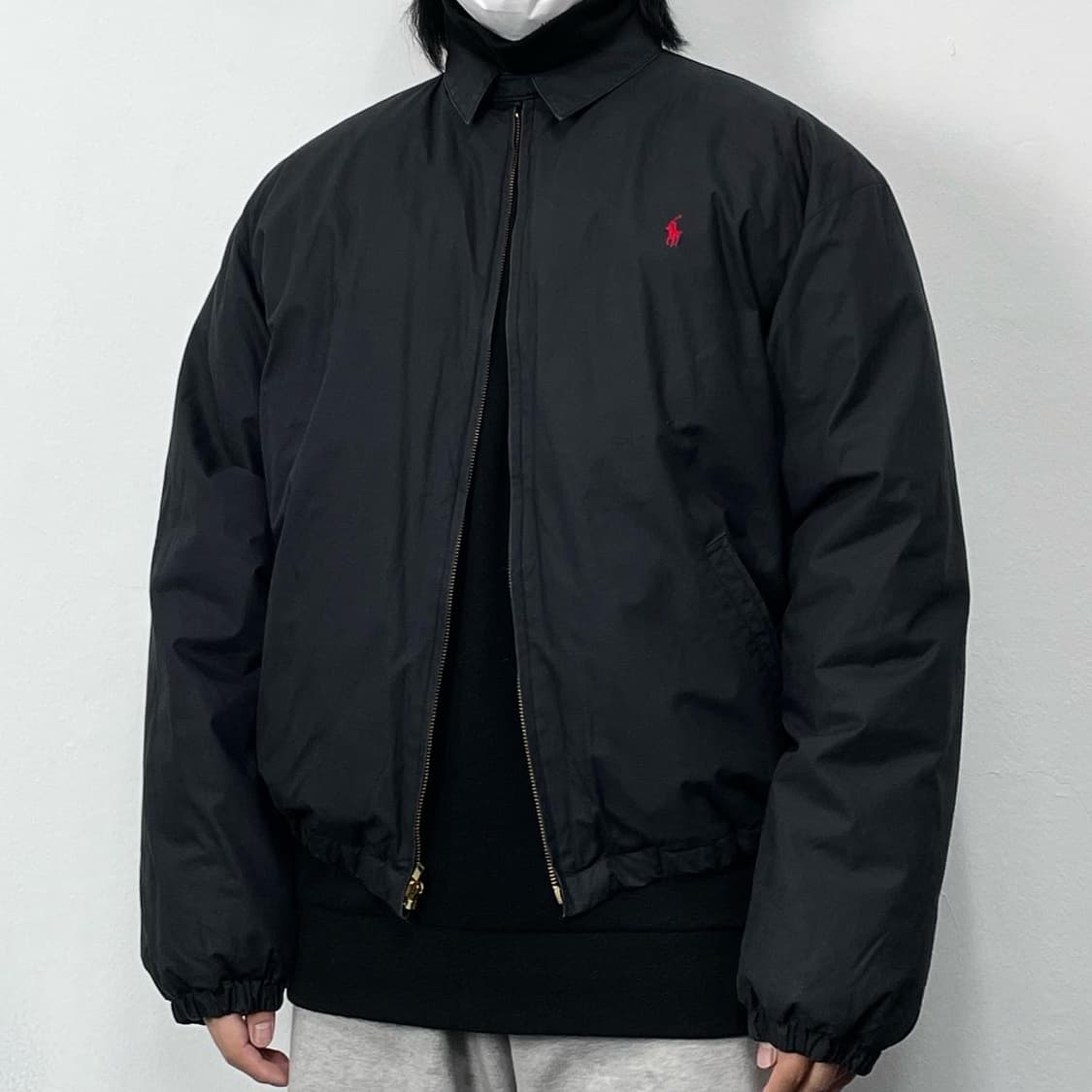 L(XL) 폴로 패디드 누빔 폴리쉘 스윙톱 자켓 상품이미지1