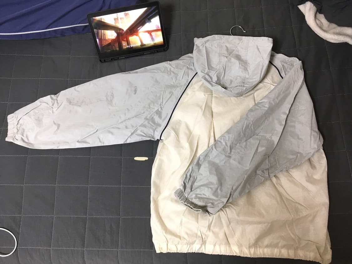 Columbia 옐로우그레이 바람막이 상품이미지2