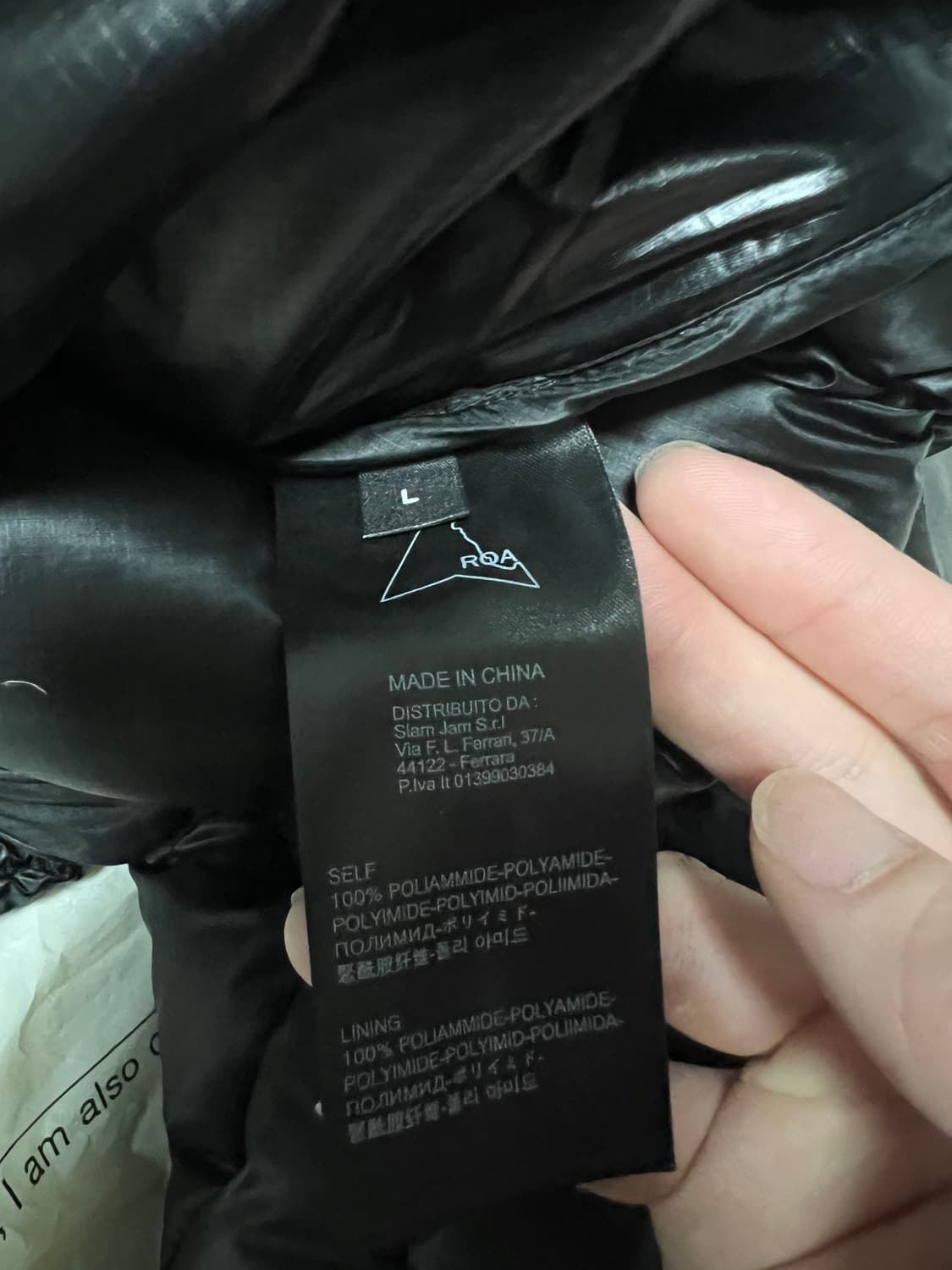 (L) 로아 누나NUNA 경량패딩 블랙 3회착 새상품급 상품이미지8