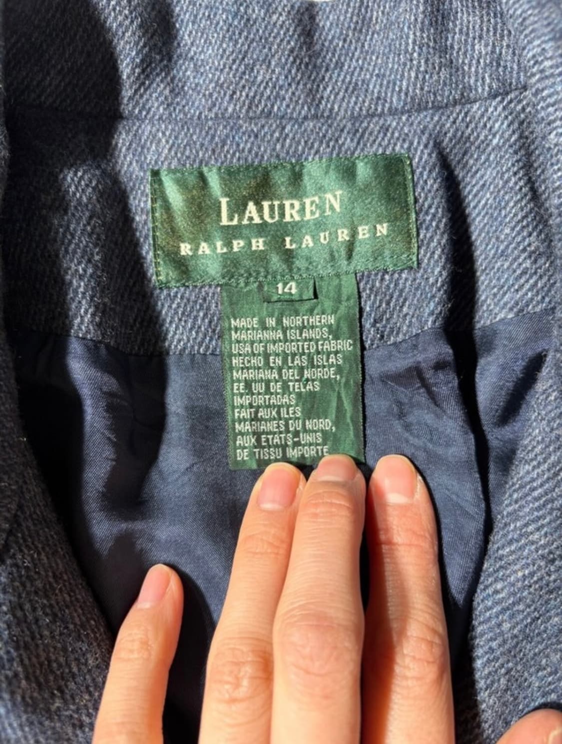 lauren ralph lauren wool motorcycle jack 상품이미지2