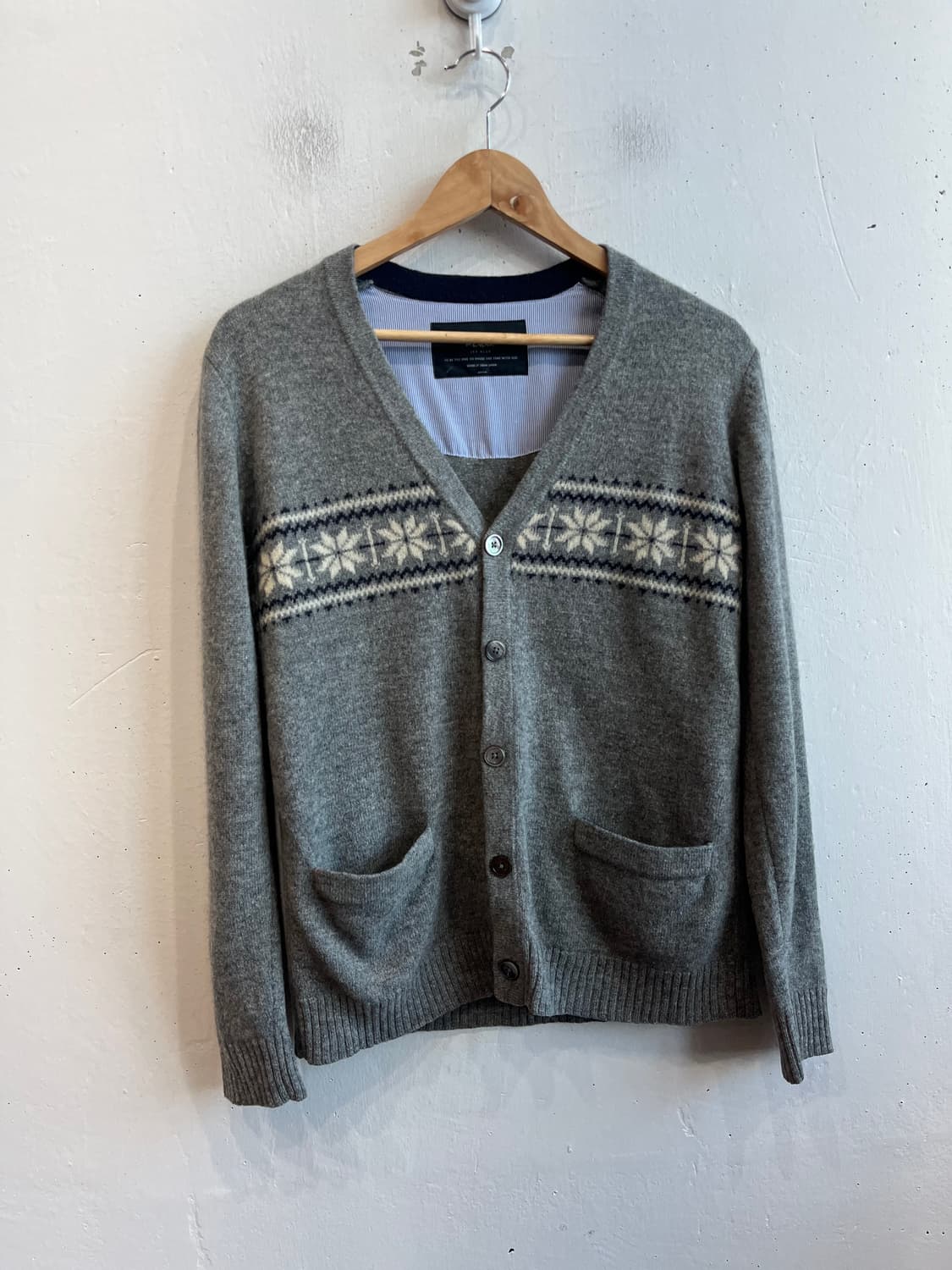 SHIPS JET BLUE 퓨어울 노르딕 가디건 우먼즈  상품이미지1