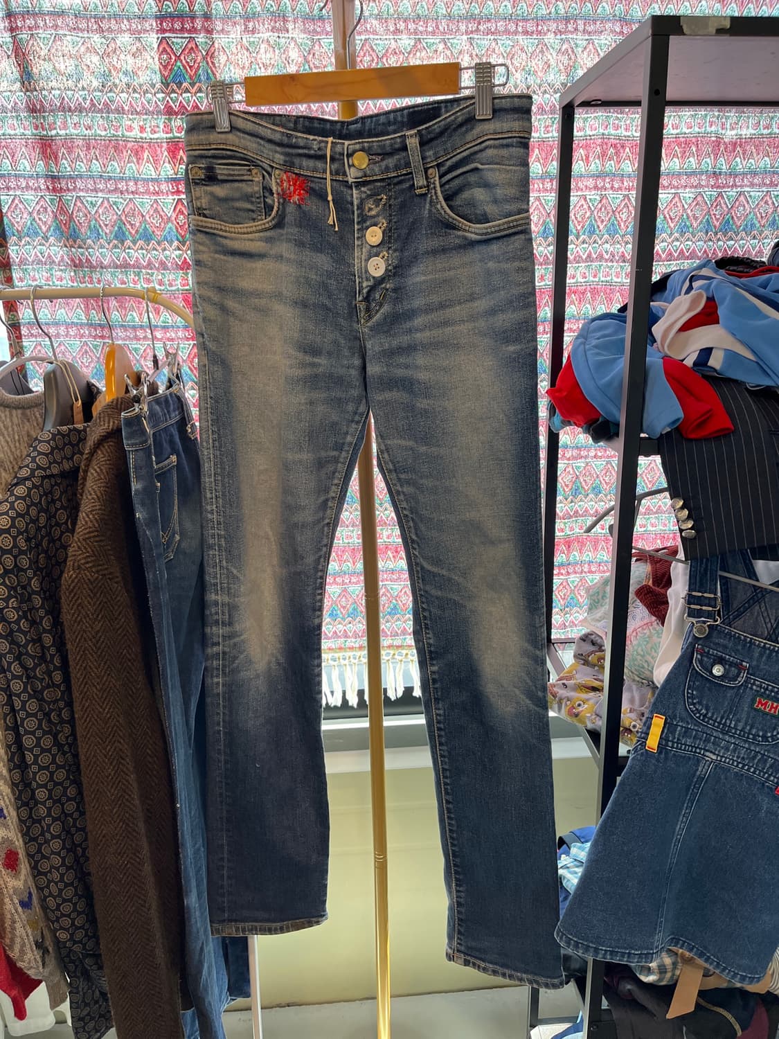 🔥RARE🔥Vintage custom Jeans 상품이미지1