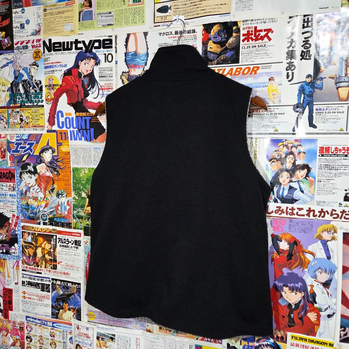 JPN 리버시블 체크 집업 베스트 상품이미지9