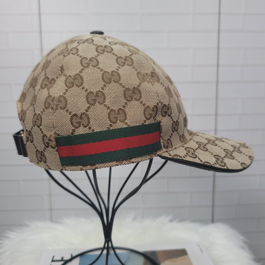 GUCCI 구찌 모자 볼캡 캡 58cm M 사이즈 상품이미지4