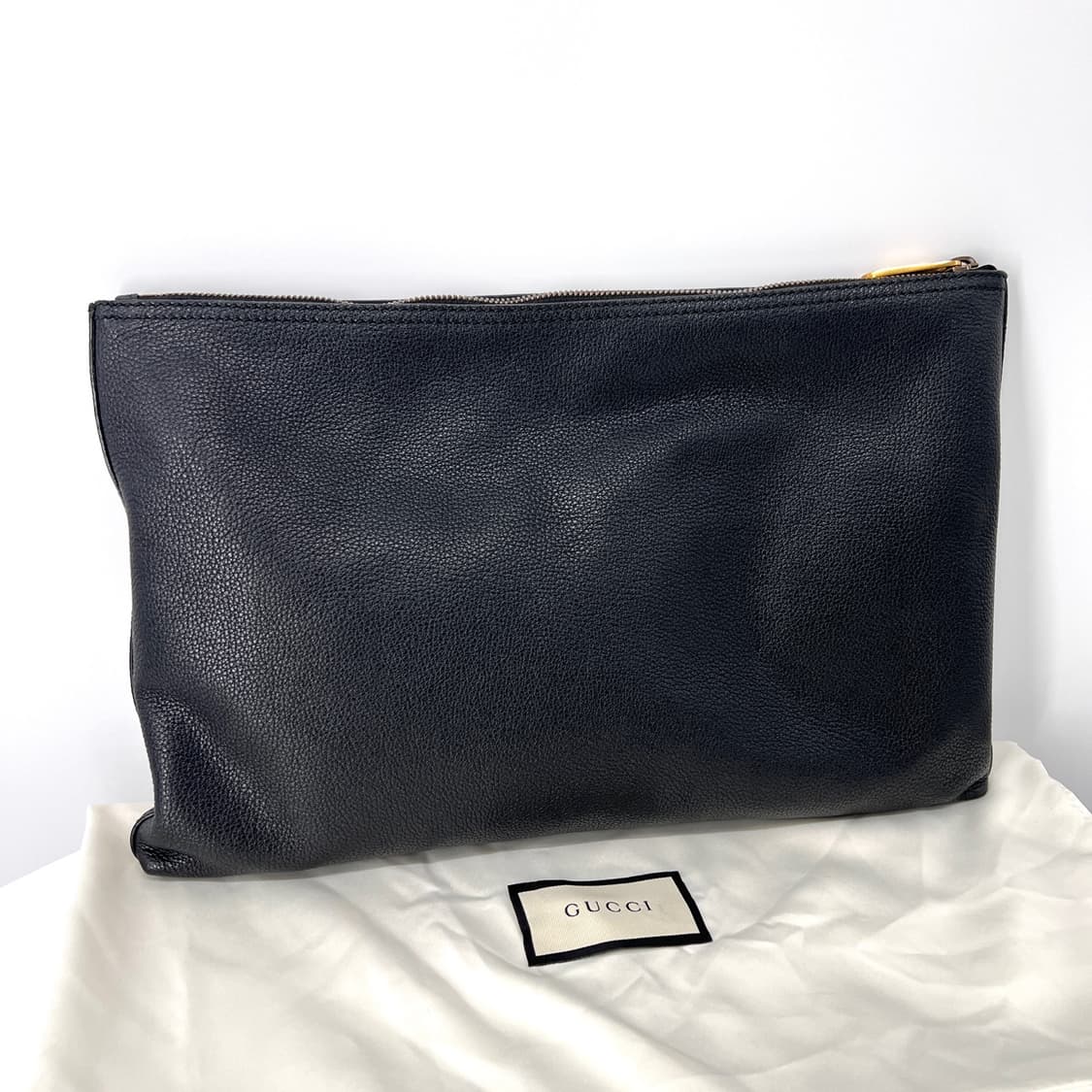 구찌 띠로고 클러치백 블랙 (500984) 상품이미지4