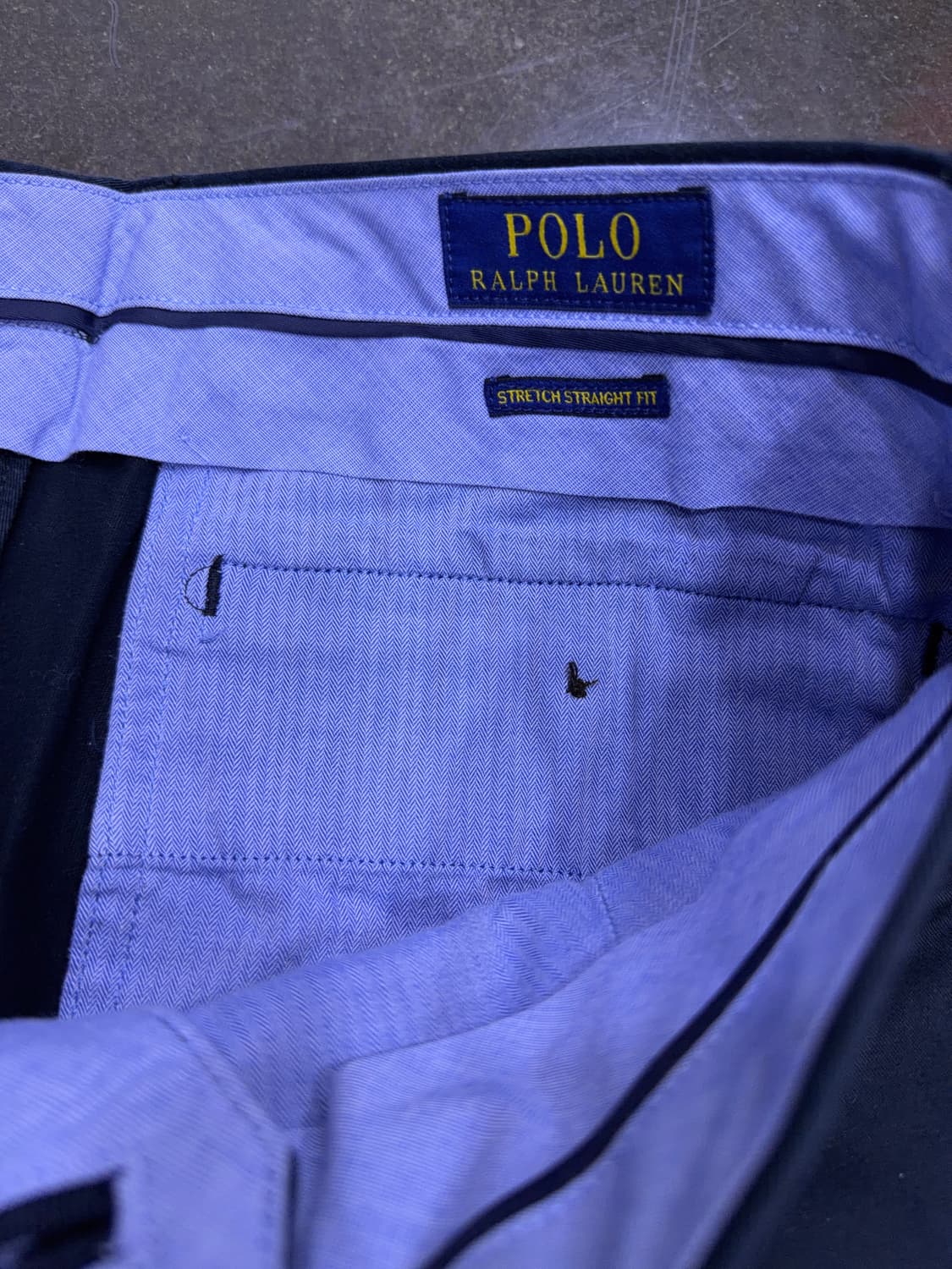 폴로 랄프로렌 스트레치 스트레이트핏 치노팬츠 블랙 32 상품이미지8
