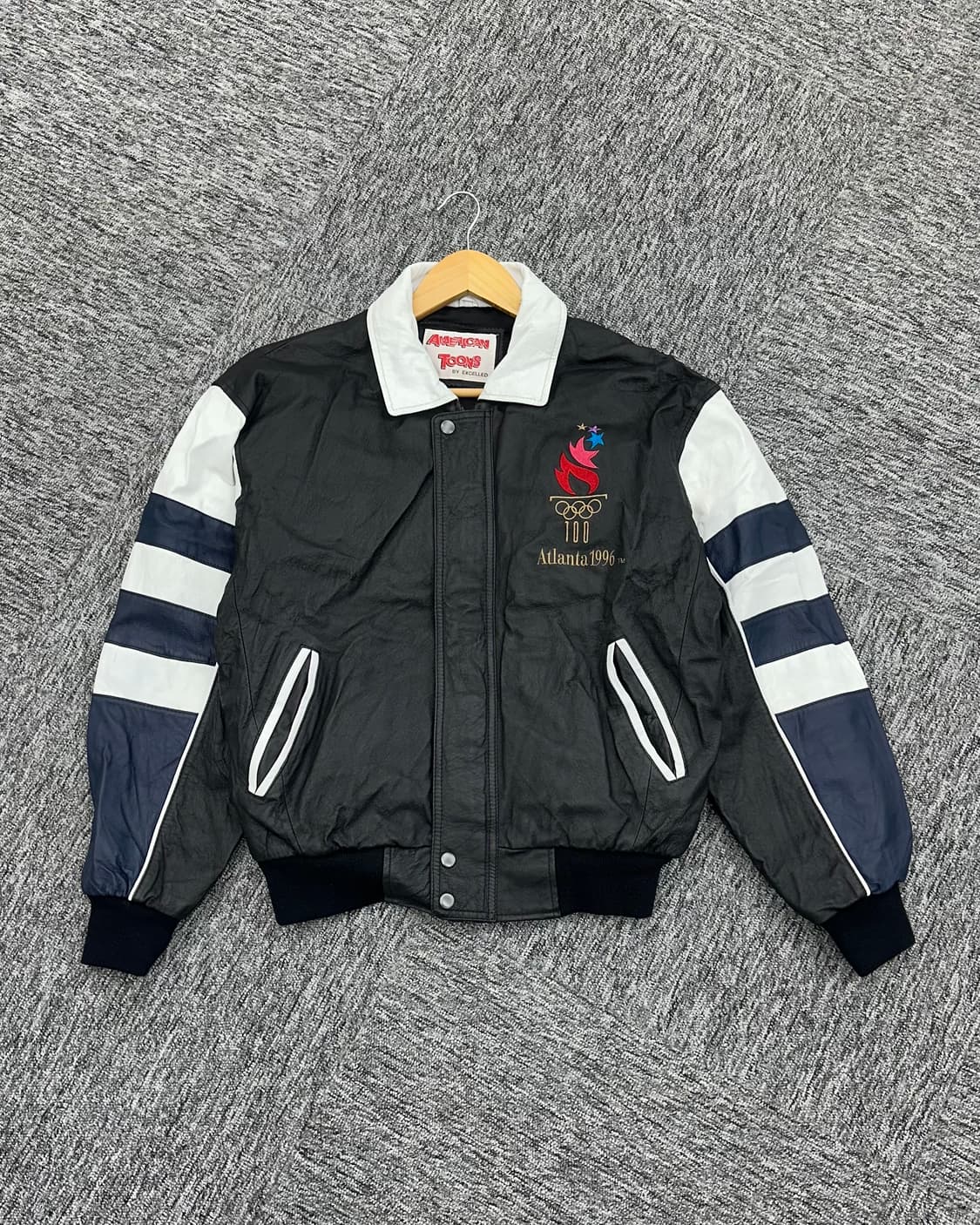 (M)96'S 애틀란타 올림픽 레더 자켓-M1404 상품이미지3