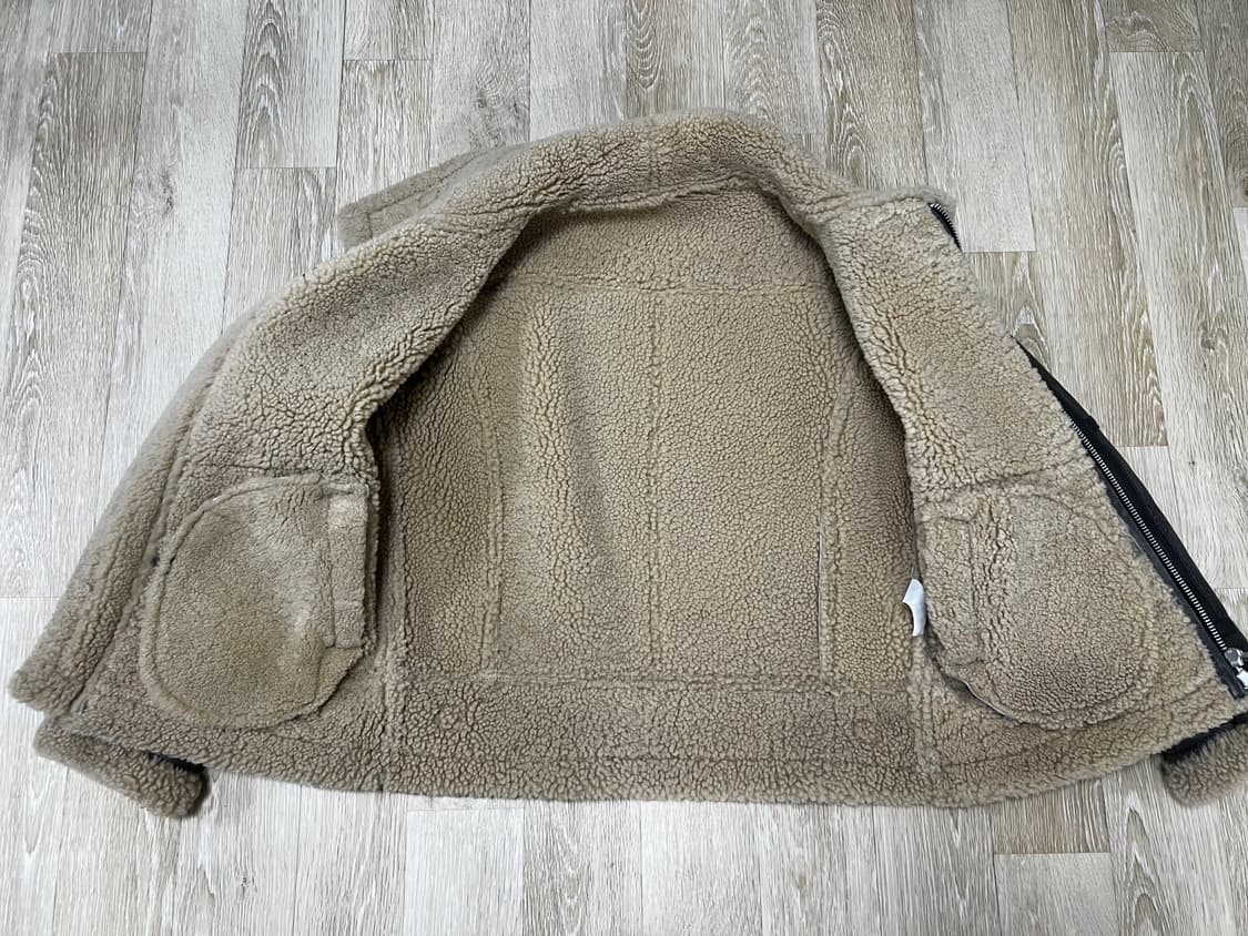 신흥사(딤스킨)김강열 무스탕 L 팝니다 상품이미지2