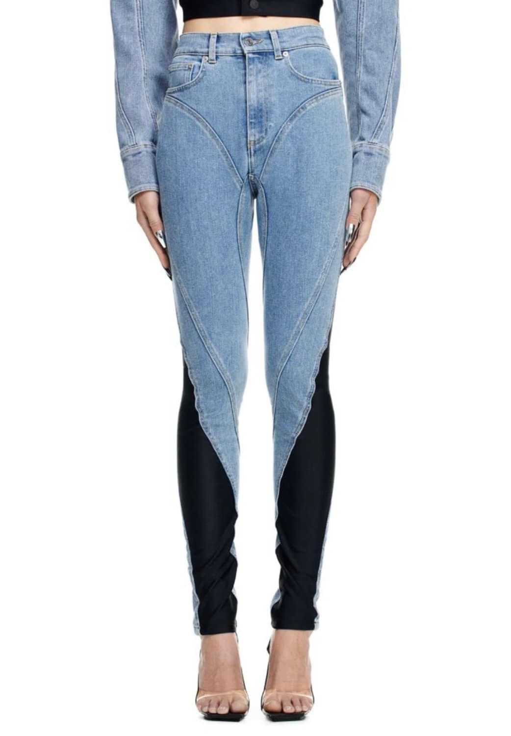 뮈글러 h&m 스파이럴 패널 진 36 상품이미지1