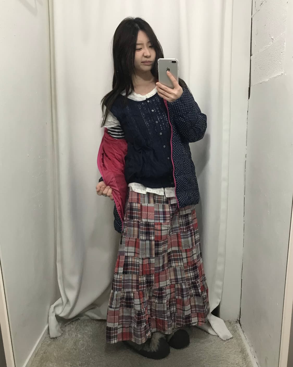 도트 경량 패딩 코디 세트 🤍 상품이미지2