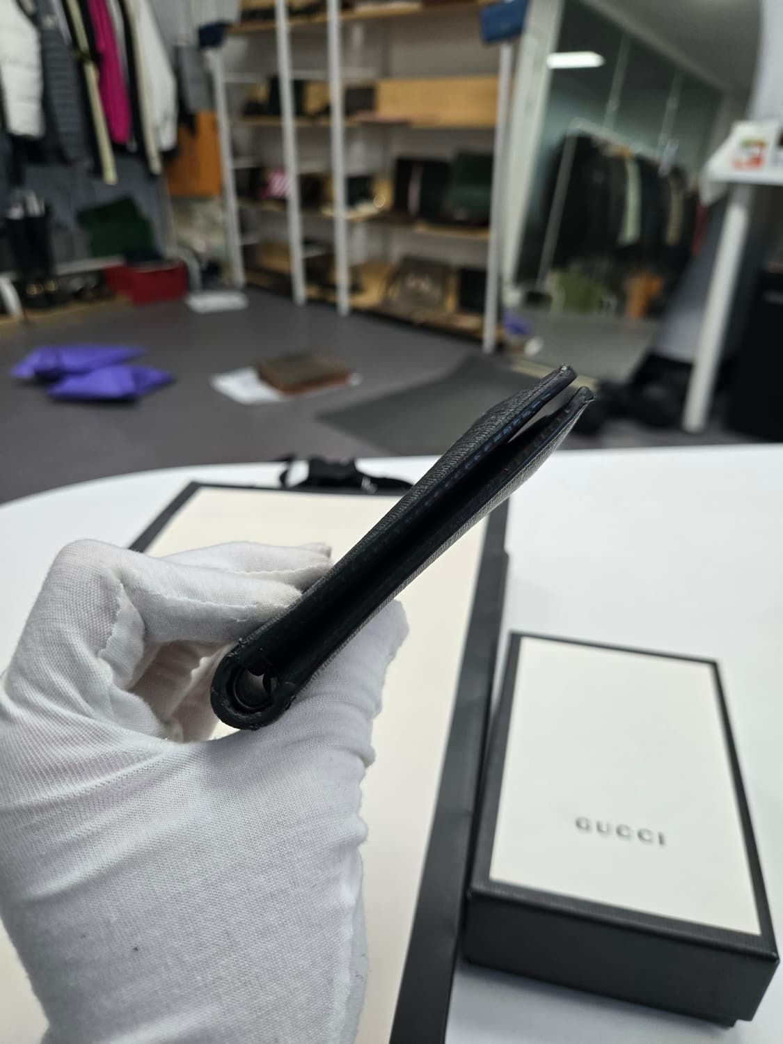 [A급컨디션] 구찌 웹삼선 반지갑 상품이미지4