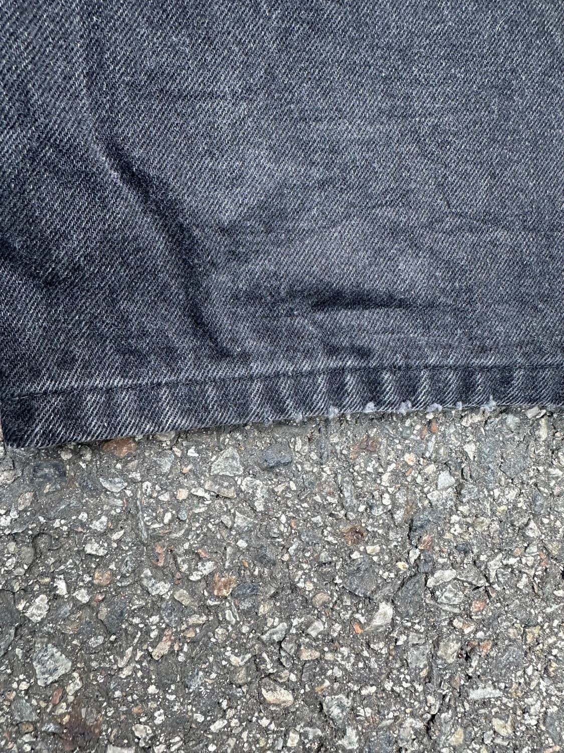 빈티지 90s 리바이스 565 블랙 데님 팬츠  상품이미지6