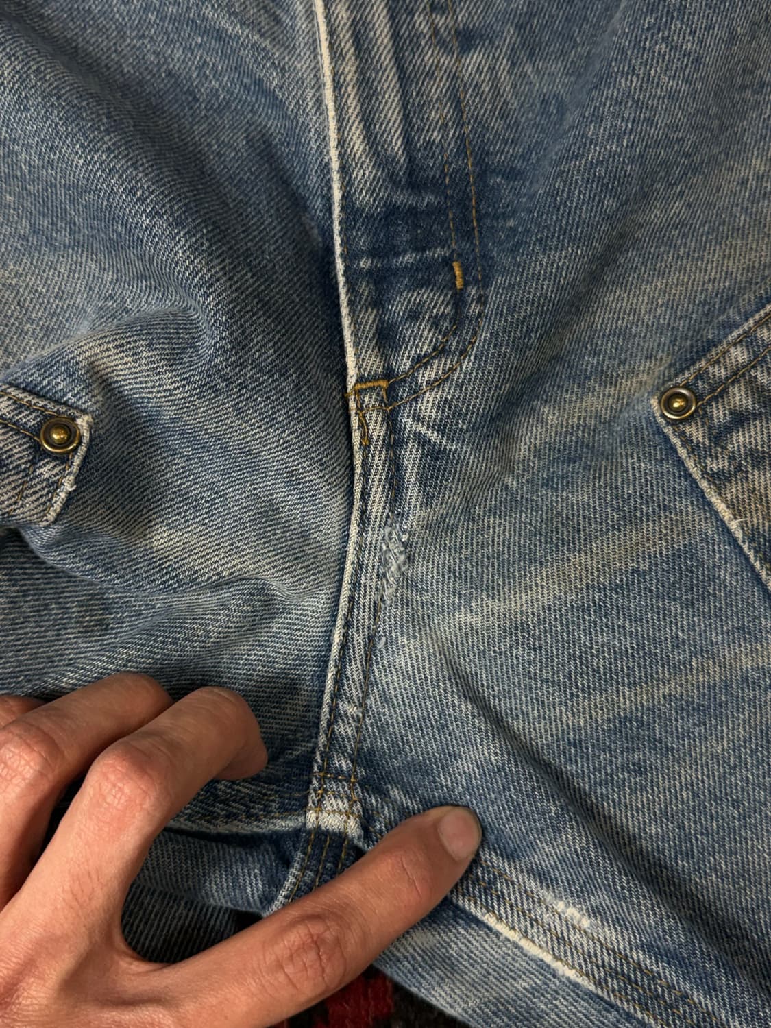 OG 칼하트 데님 더블니 칼하트 워크팬츠 썩블니 상품이미지9