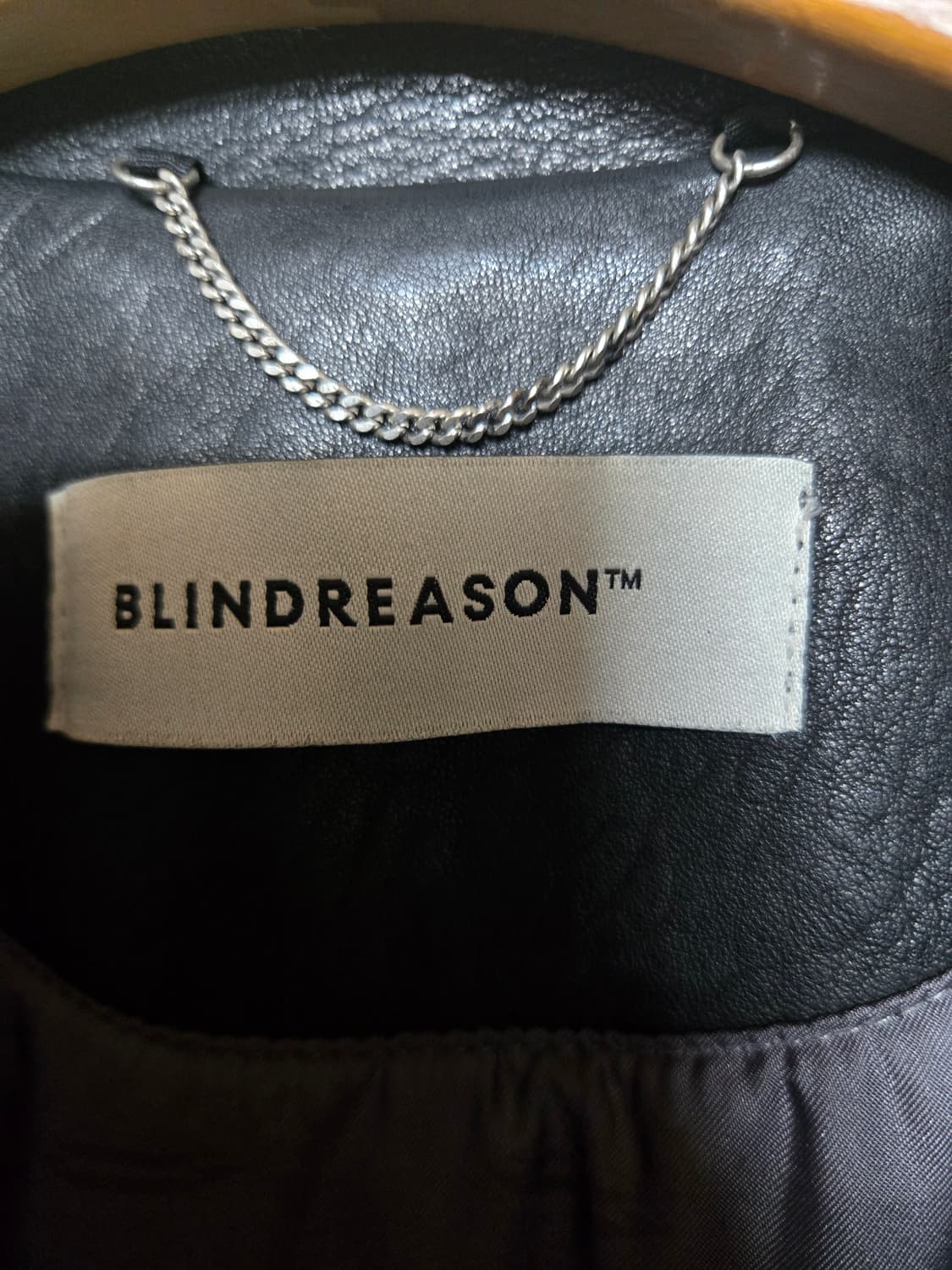 Blindreason 블랙 양가죽 라이더 자켓 XS 상품이미지8