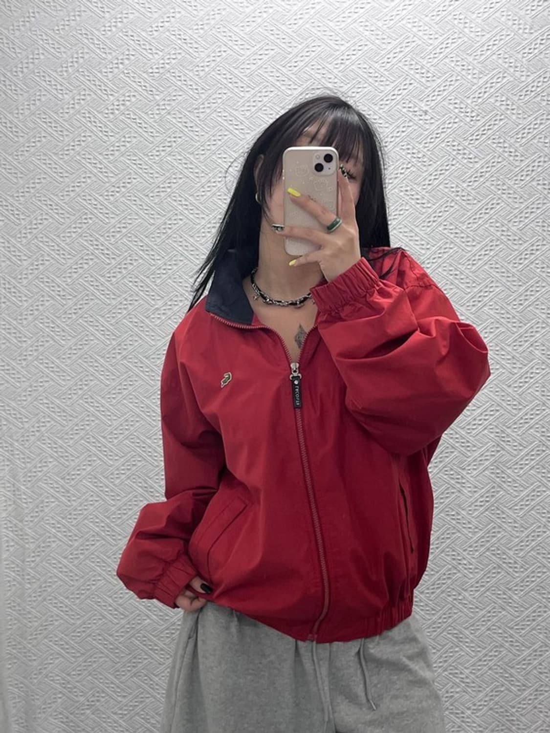 라코스테 서광 레트로 00's 바람막이 워크 자켓 105 C07483 상품이미지1