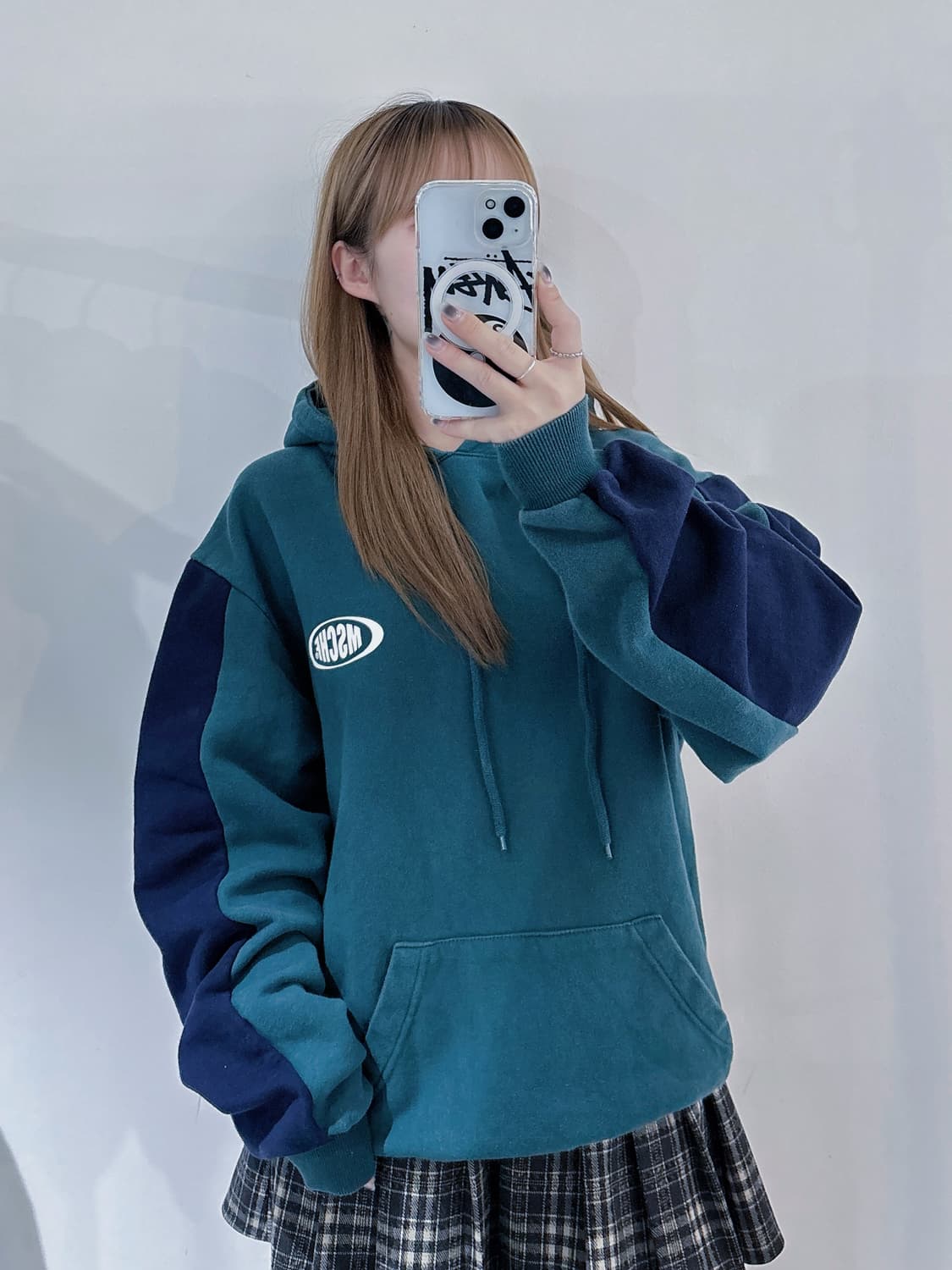 미스치프 그린 후드 상품이미지2