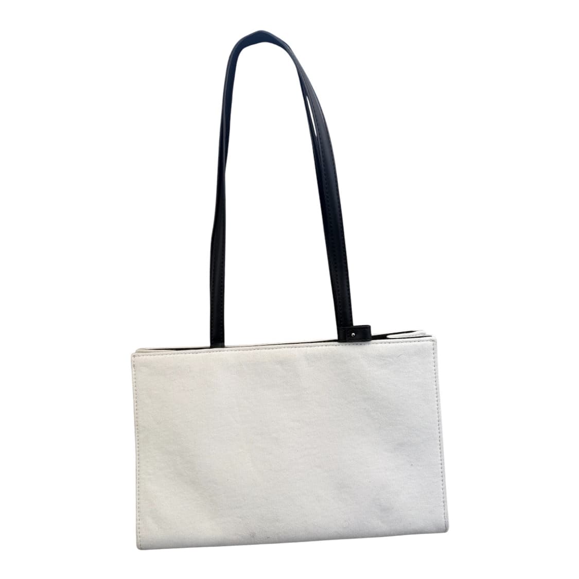 스투시(Stussy) 빈티지 캔버스 토트백 - 화이트/블랙 상품이미지2