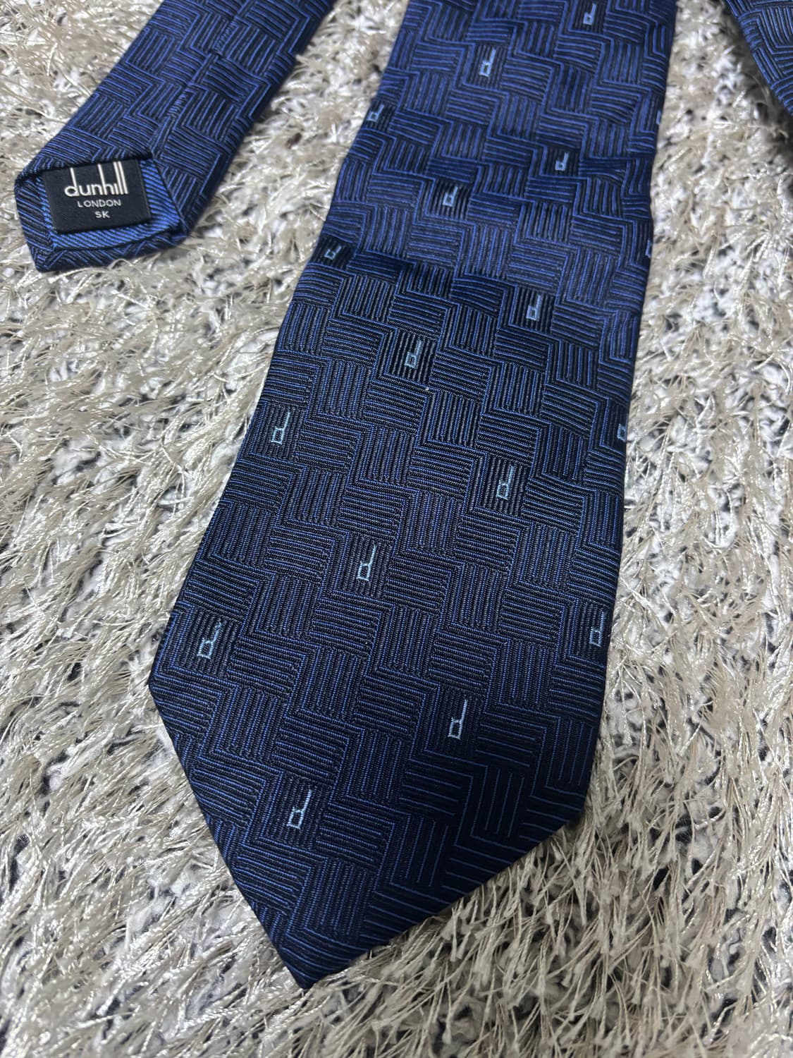 이태리제 던힐 100프로 실크 넥타이 상품이미지3