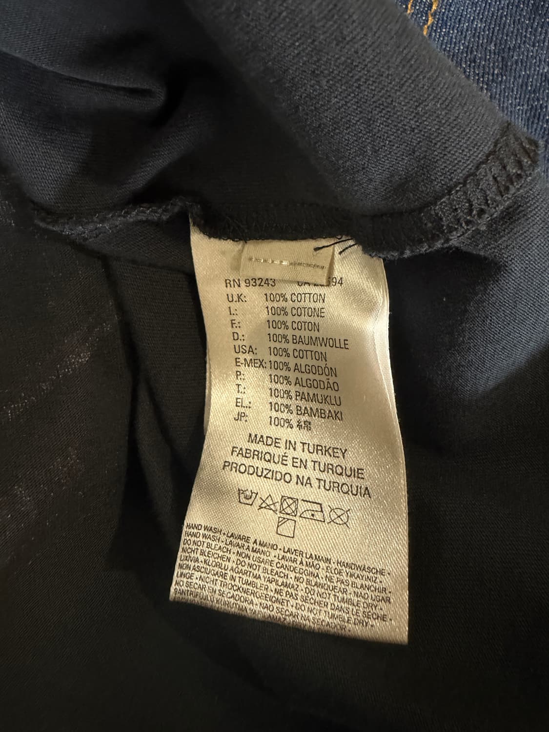 디젤 블랙 골드 카모플라주 반팔 티셔츠 상품이미지6