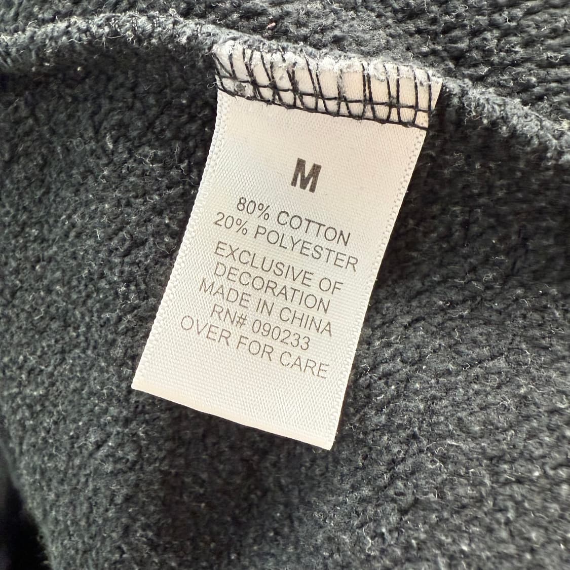 [M] 에센셜 피어오브갓 블랙 후드티 상품이미지5