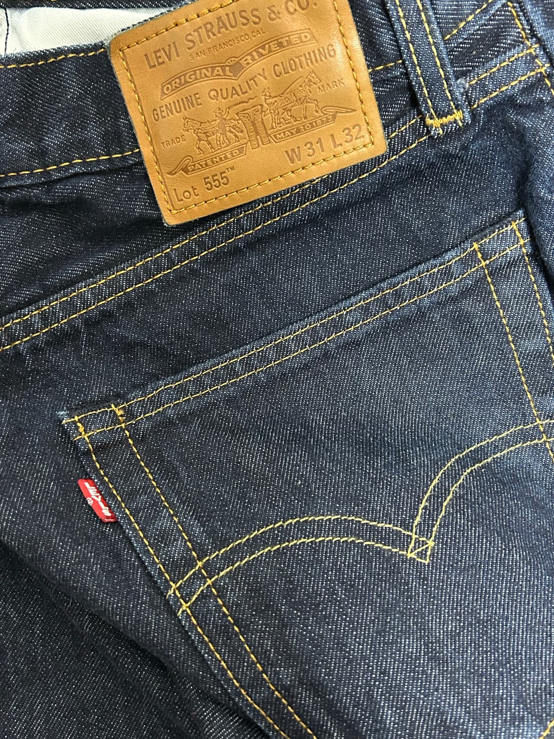 리바이스 빅E 프리미엄 555 릴렉스 스트레이트핏 데님팬츠 상품이미지4