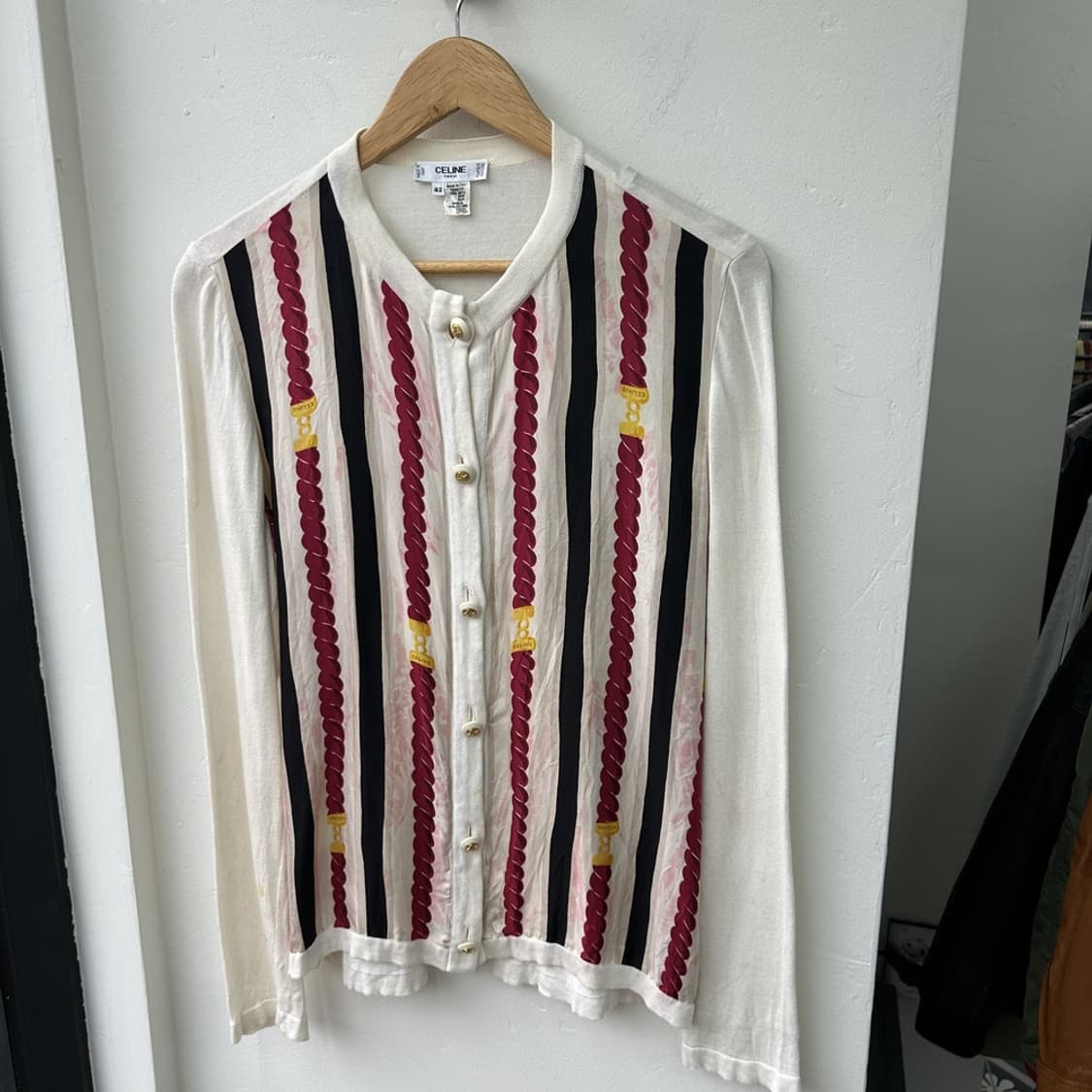 15903 - 셀린느 프린팅 버튼 가디건 상품이미지2