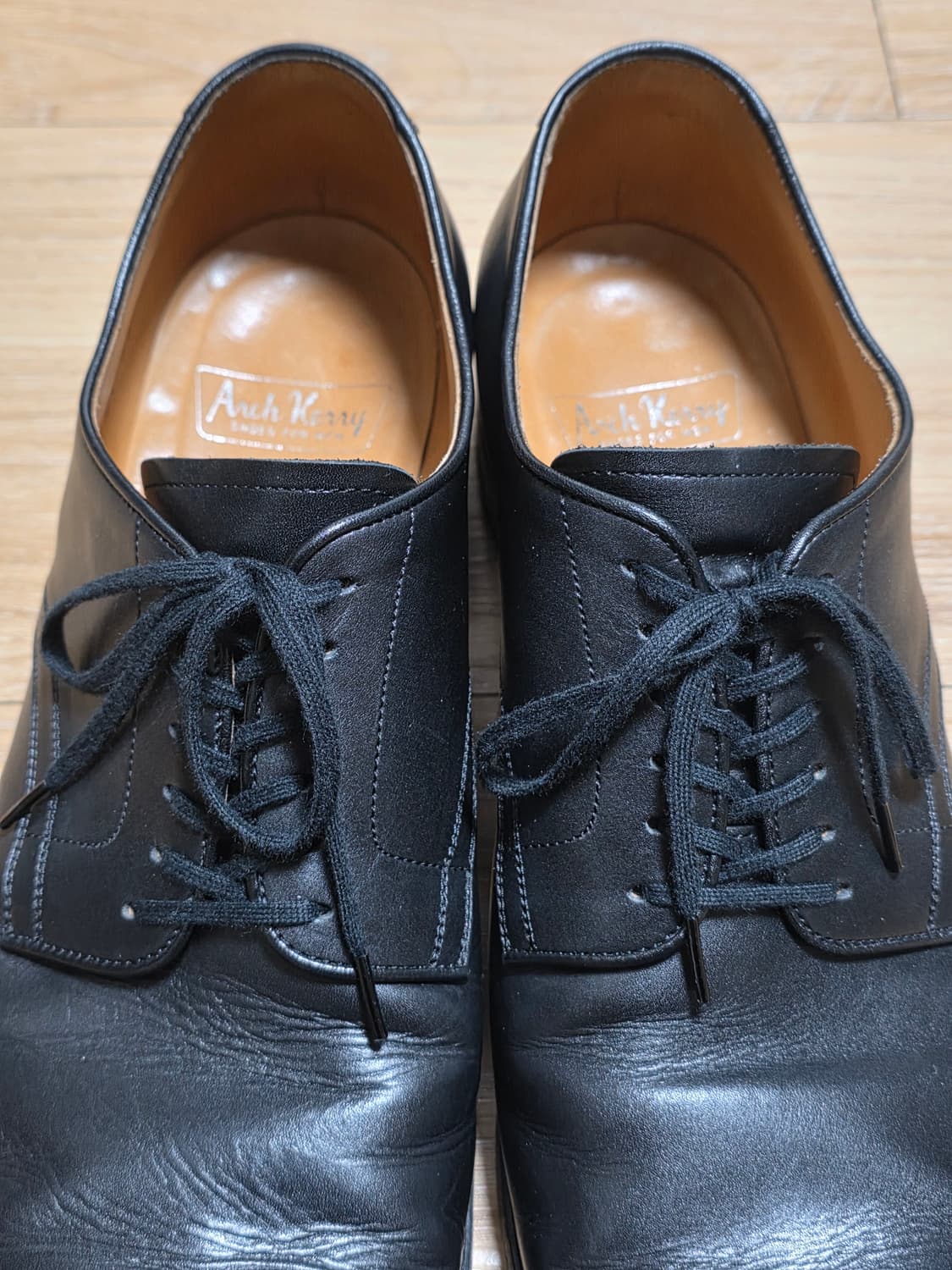 10size택포70만)아치캐리 24751서비스 슈즈 블랙 상품이미지5