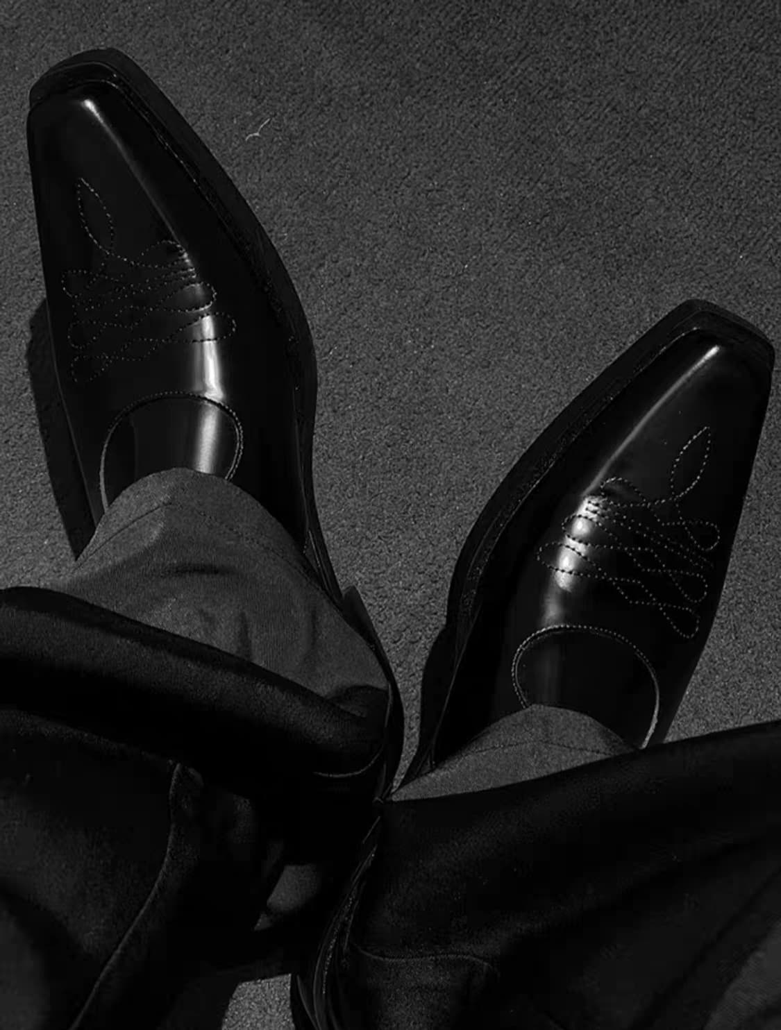 발렌시아가 st 격자무늬 디테일 더비 슈즈 상품이미지6