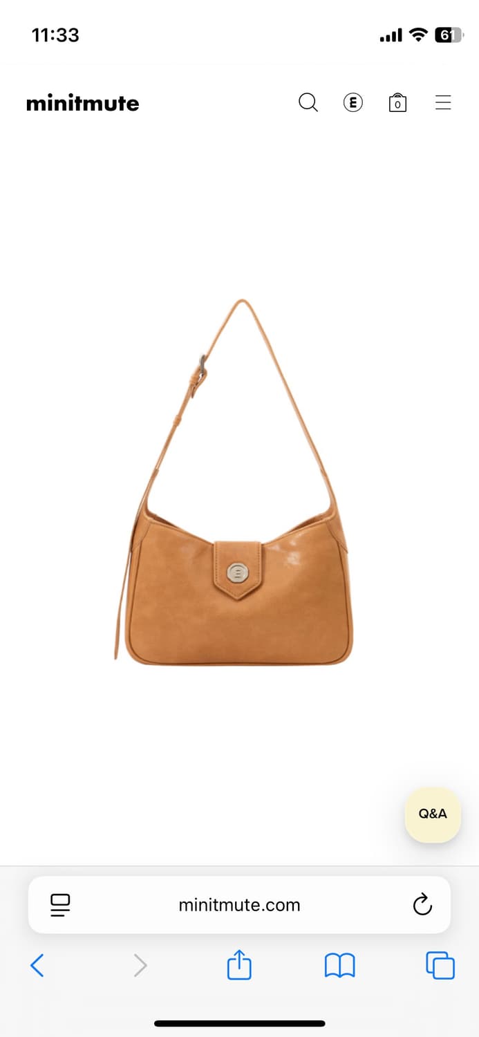 미닛뮤트 - 바톤백 미니 카멜 상품이미지1