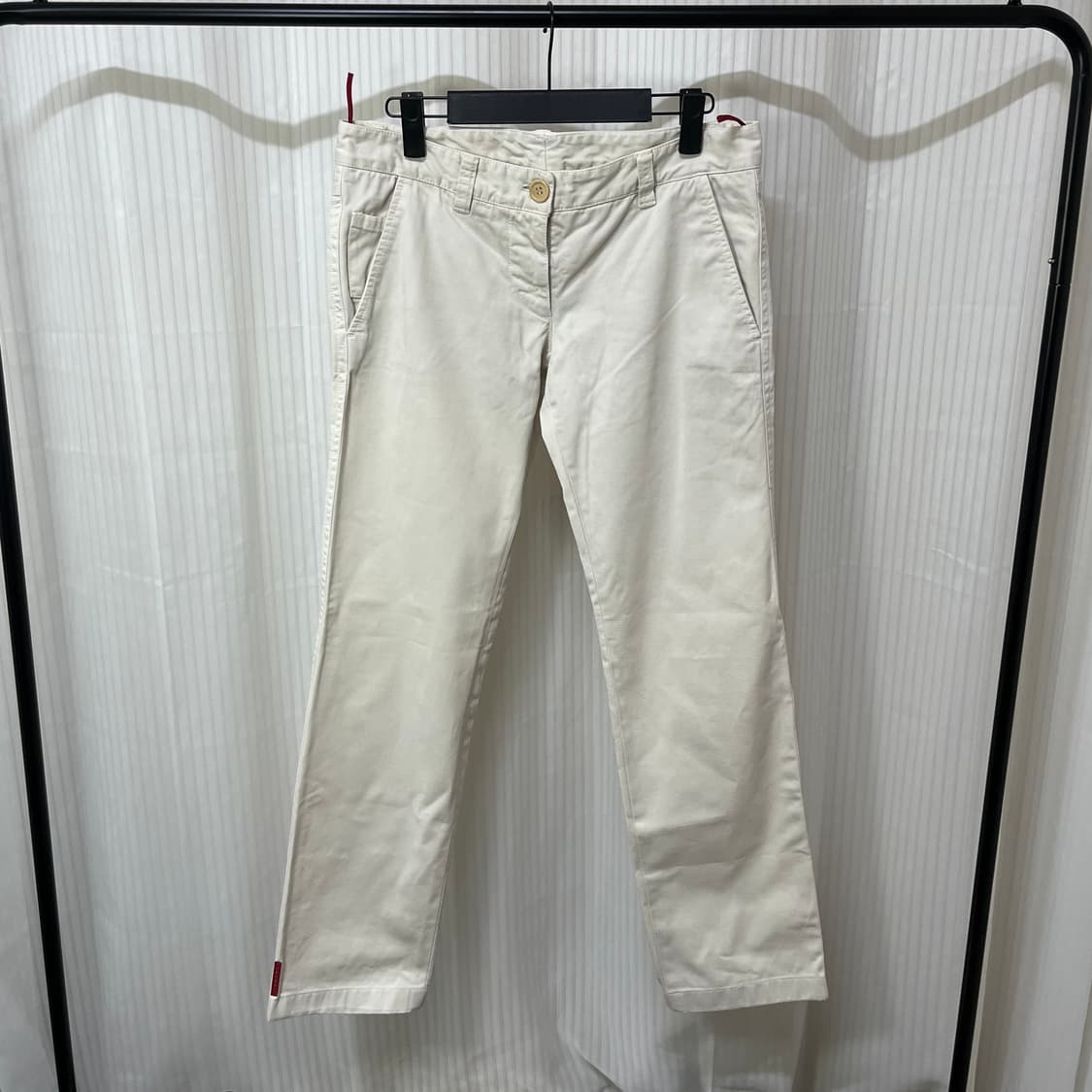 [40] 프라다스포츠 아이보리 코튼팬츠 상품이미지1