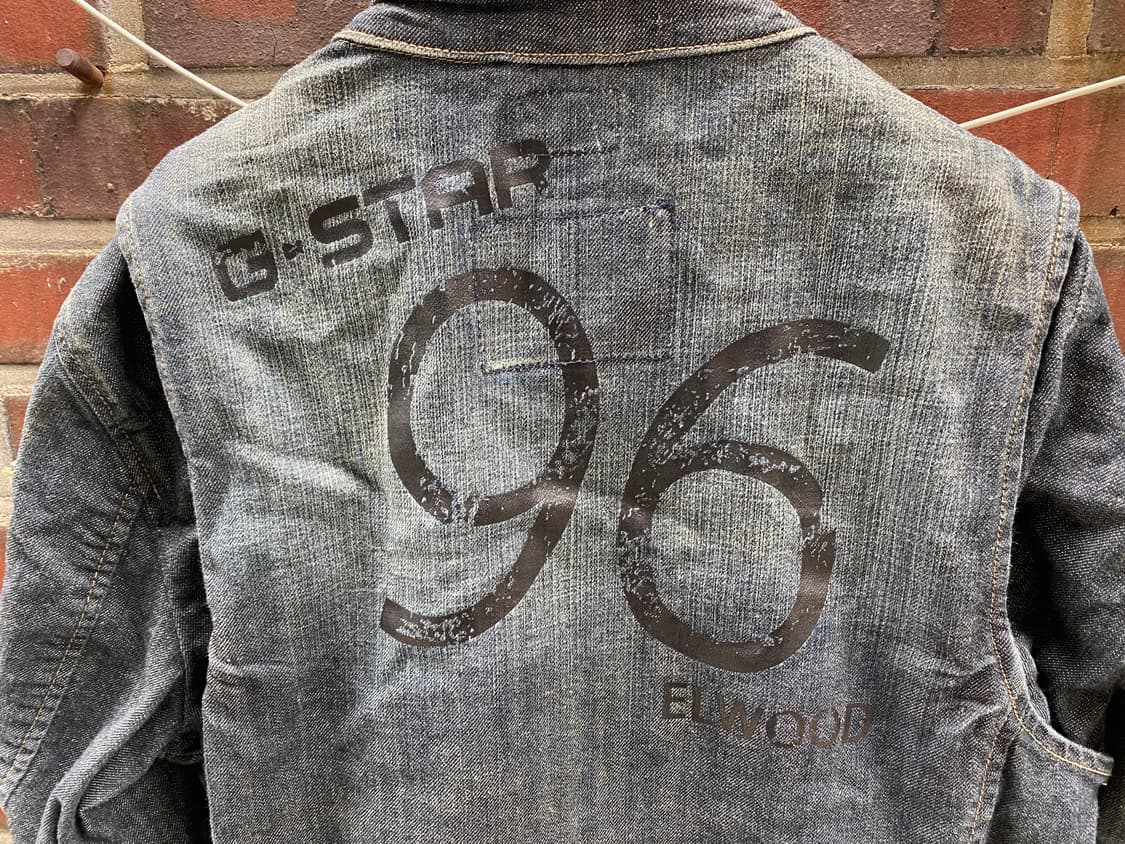G-stat rider denim jk(스판) 상품이미지7