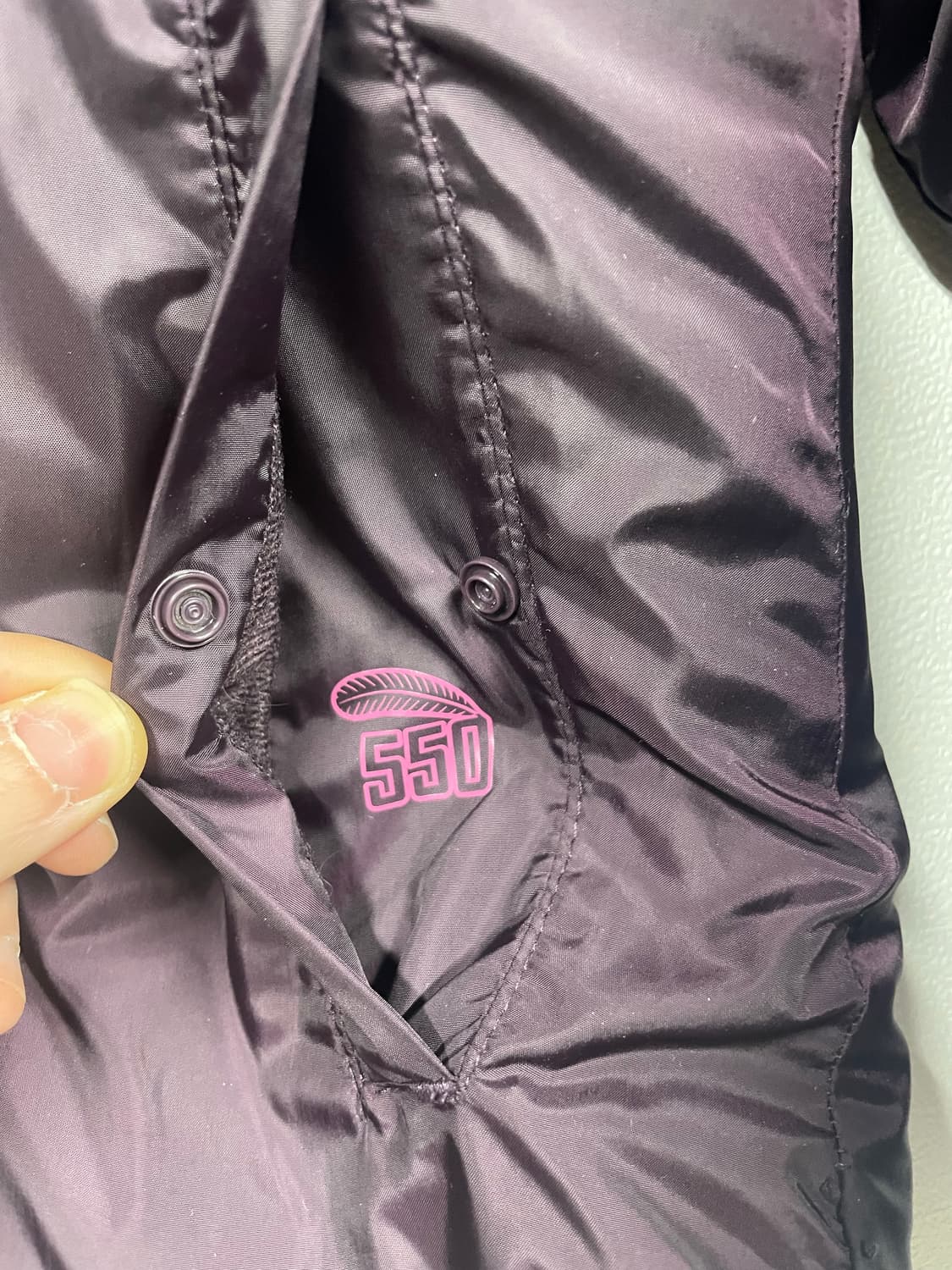 나이키 핑크 퍼플 리버시블 덕다운 패딩 상품이미지6