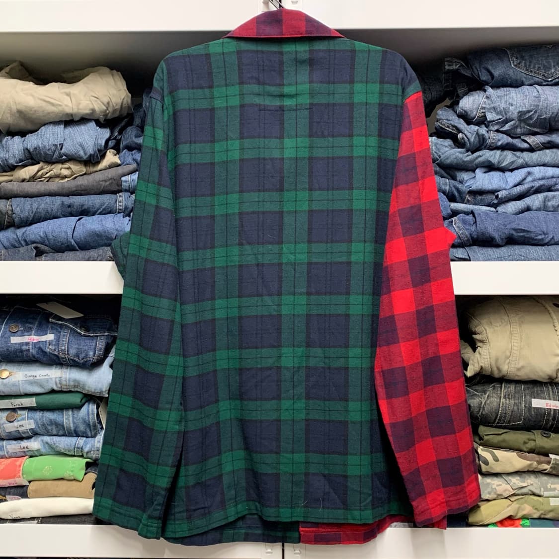 [M] 노티카 슬립웨어 패치워크 체크셔츠 상품이미지3