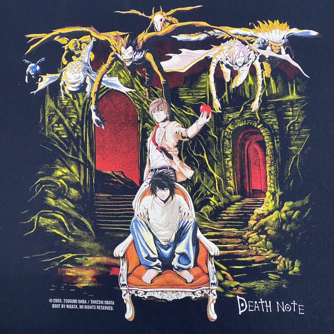 데스노트 부틀렉 애니메이션 티셔츠 상품이미지5