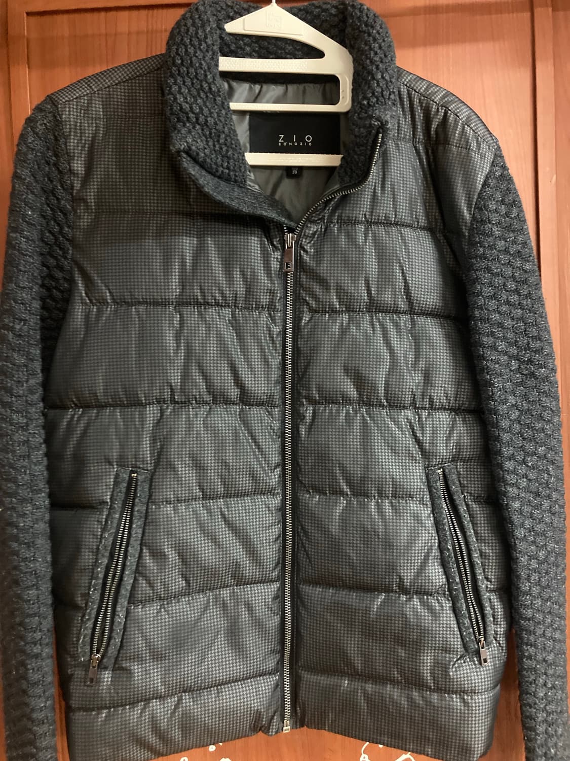 송지오 니트패딩점퍼 상품이미지1