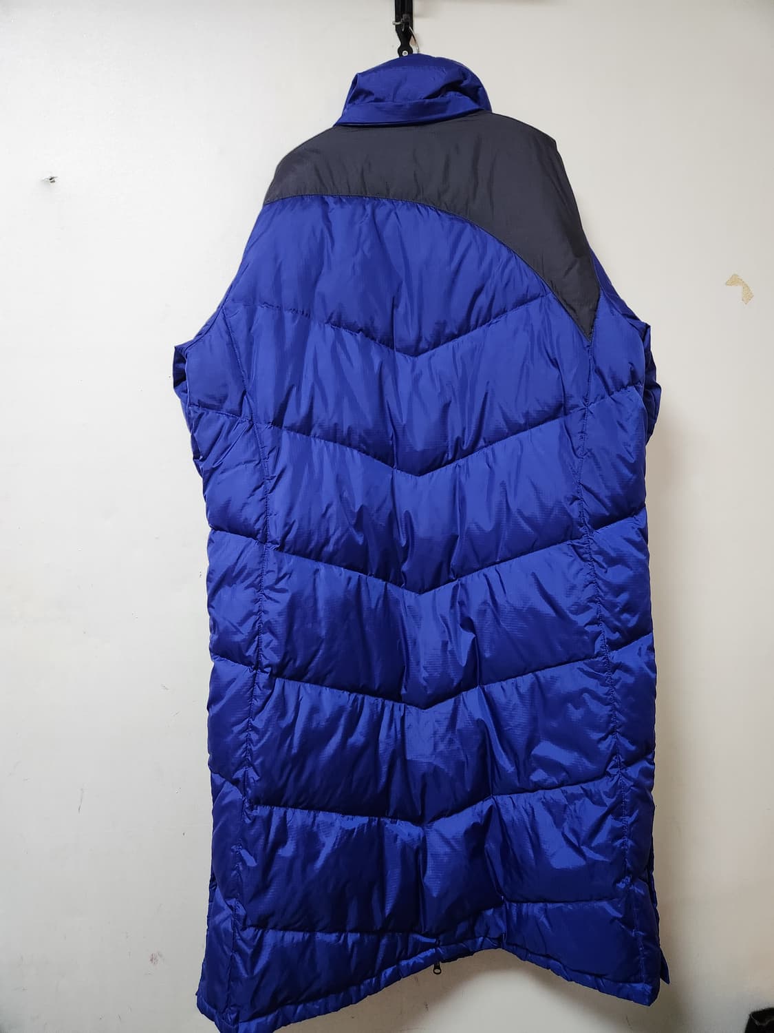 르꼬끄 블루/블랙 덕다운 롱패딩 105 상품이미지2