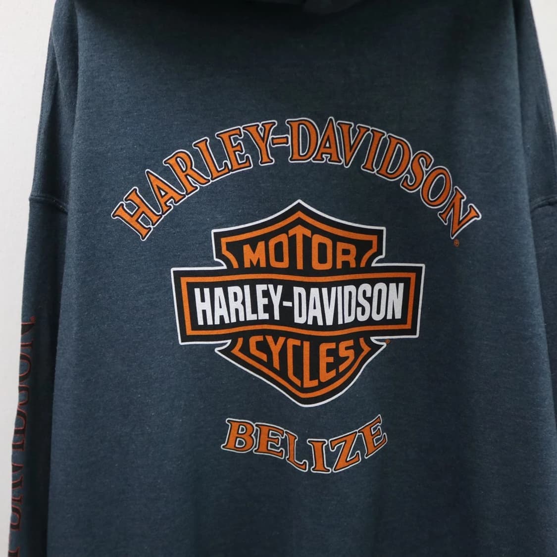 할리데이비슨 백 로고 후드 집업 61845 상품이미지6