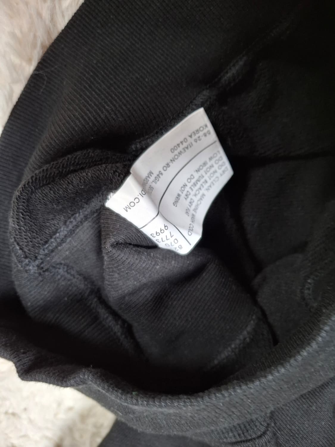 (마지막특가) 마르디메크르디 후드티 블랙 프리 상품이미지6